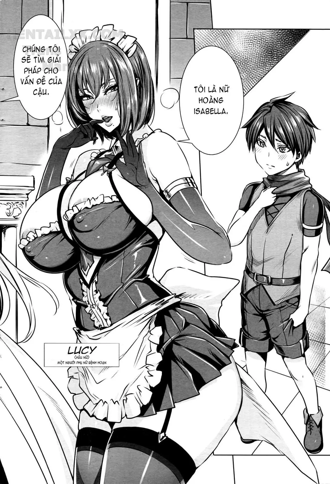 HentaiVN.net - Ảnh 3 - Please Cum Lots ♪ Lord Hero ♥ [Ippai Itte ne, Yuusha-sama] - Chap 1