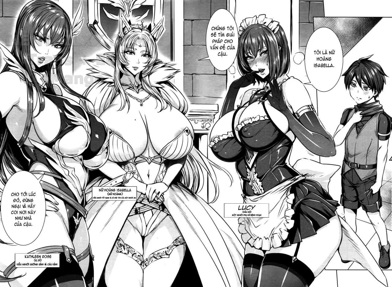 HentaiVN.net - Ảnh 4 - Please Cum Lots ♪ Lord Hero ♥ [Ippai Itte ne, Yuusha-sama] - Chap 1