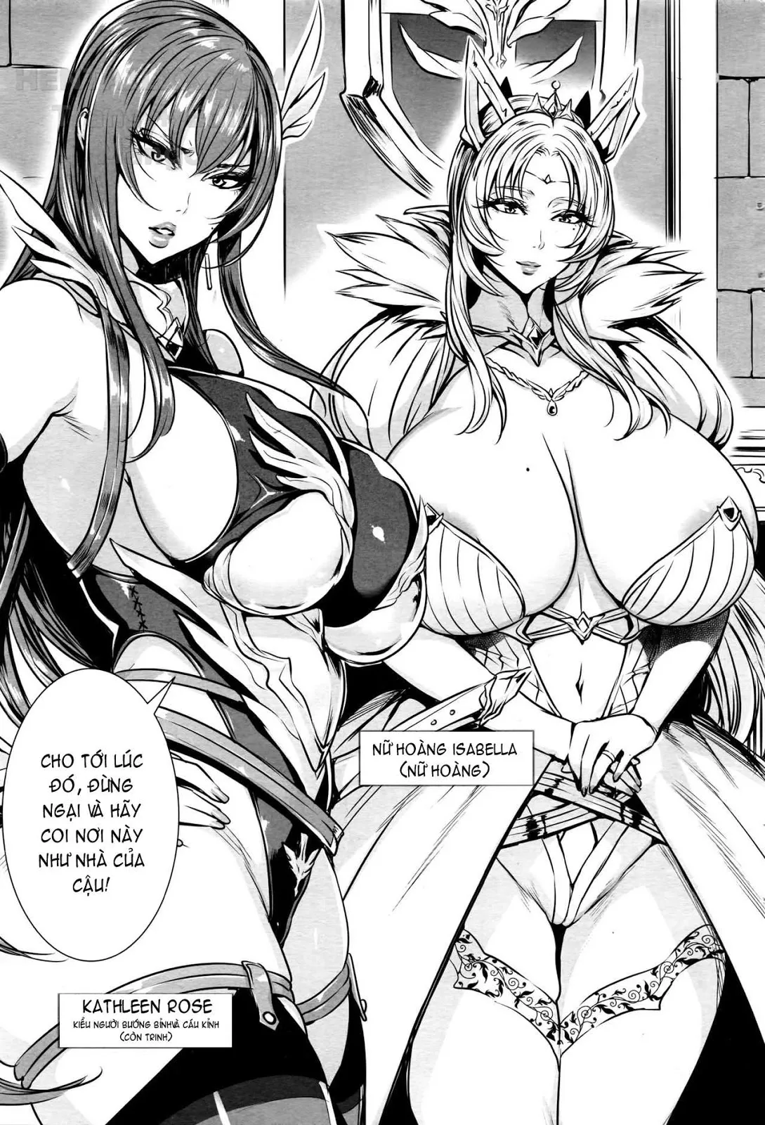HentaiVN.net - Ảnh 5 - Please Cum Lots ♪ Lord Hero ♥ [Ippai Itte ne, Yuusha-sama] - Chap 1
