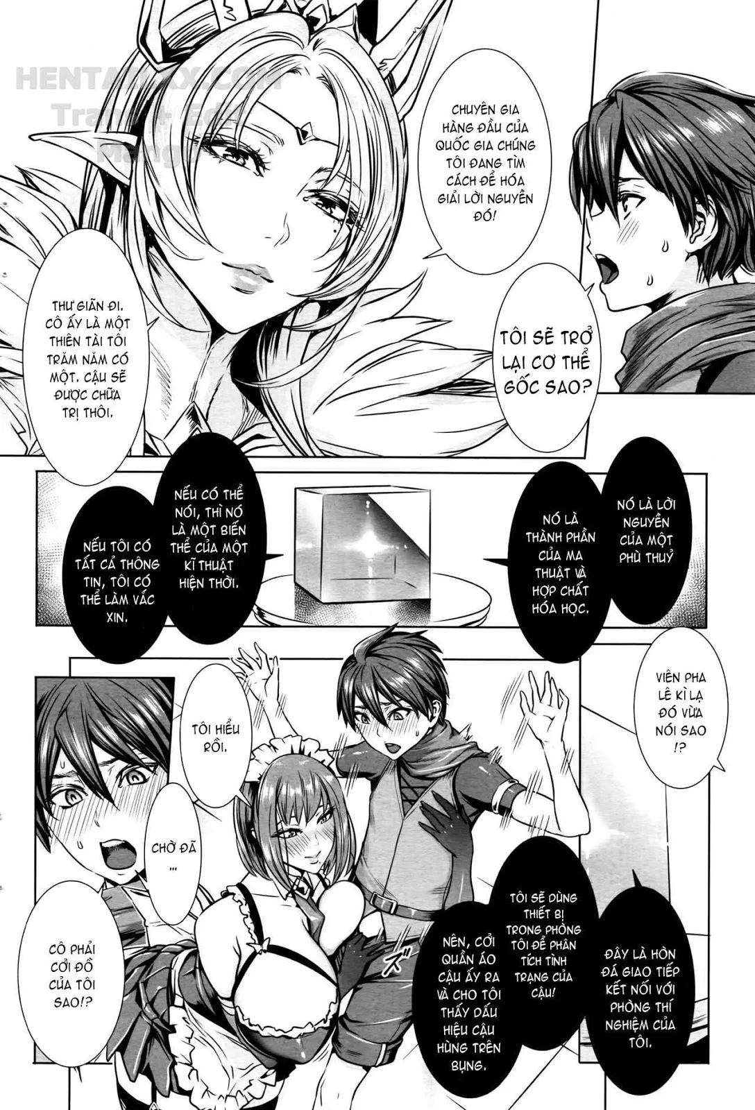HentaiVN.net - Ảnh 6 - Please Cum Lots ♪ Lord Hero ♥ [Ippai Itte ne, Yuusha-sama] - Chap 1