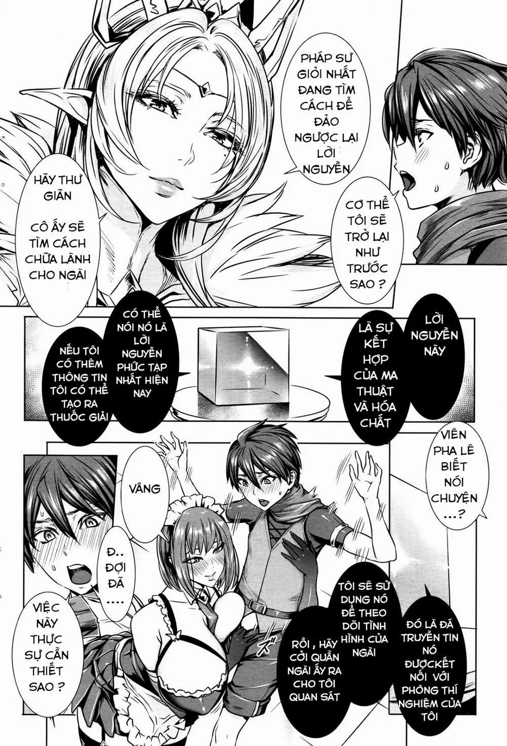 HentaiVN.net - Ảnh 4 - Please Cum Lots ♪ Lord Hero ♥ [Ippai Itte ne, Yuusha-sama] - Chương 1