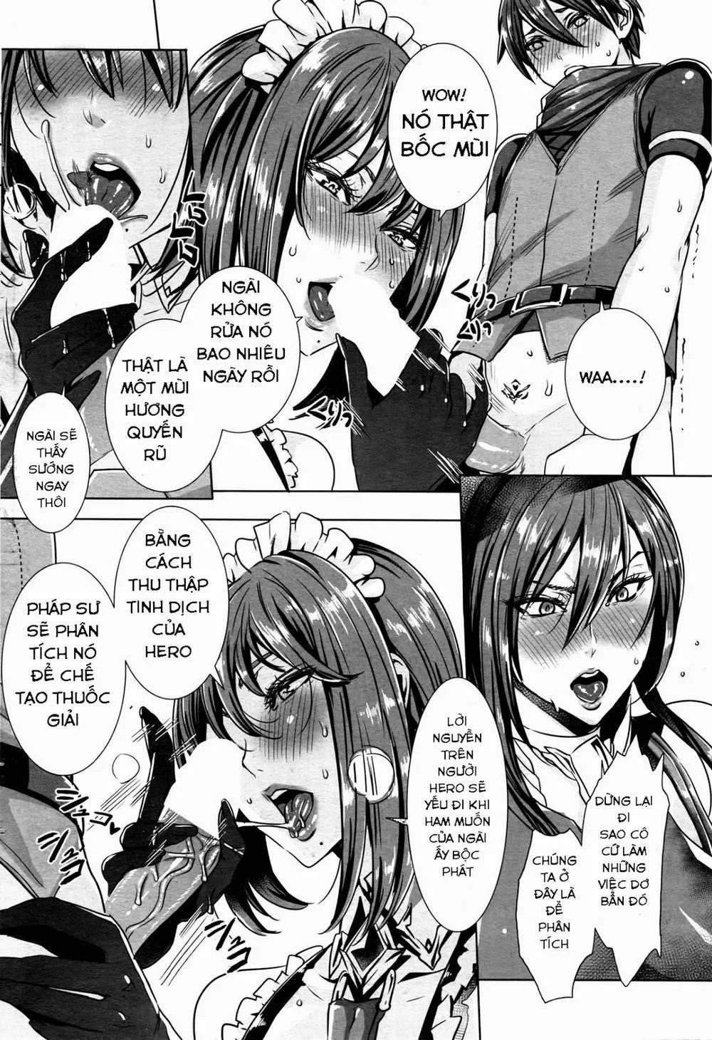 HentaiVN.net - Ảnh 6 - Please Cum Lots ♪ Lord Hero ♥ [Ippai Itte ne, Yuusha-sama] - Chương 1
