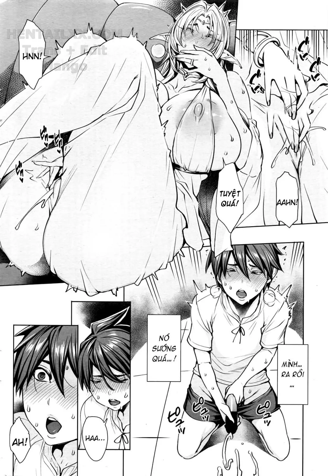HentaiVN.net - Ảnh 5 - Please Cum Lots ♪ Lord Hero ♥ [Ippai Itte ne, Yuusha-sama] - Chap 4