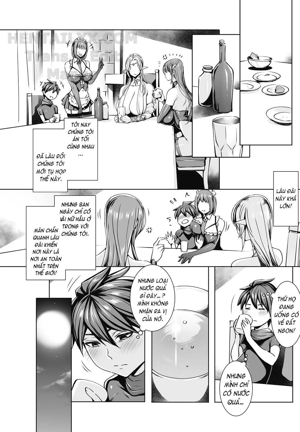 HentaiVN.net - Ảnh 4 - Please Cum Lots ♪ Lord Hero ♥ [Ippai Itte ne, Yuusha-sama] - Chap 6