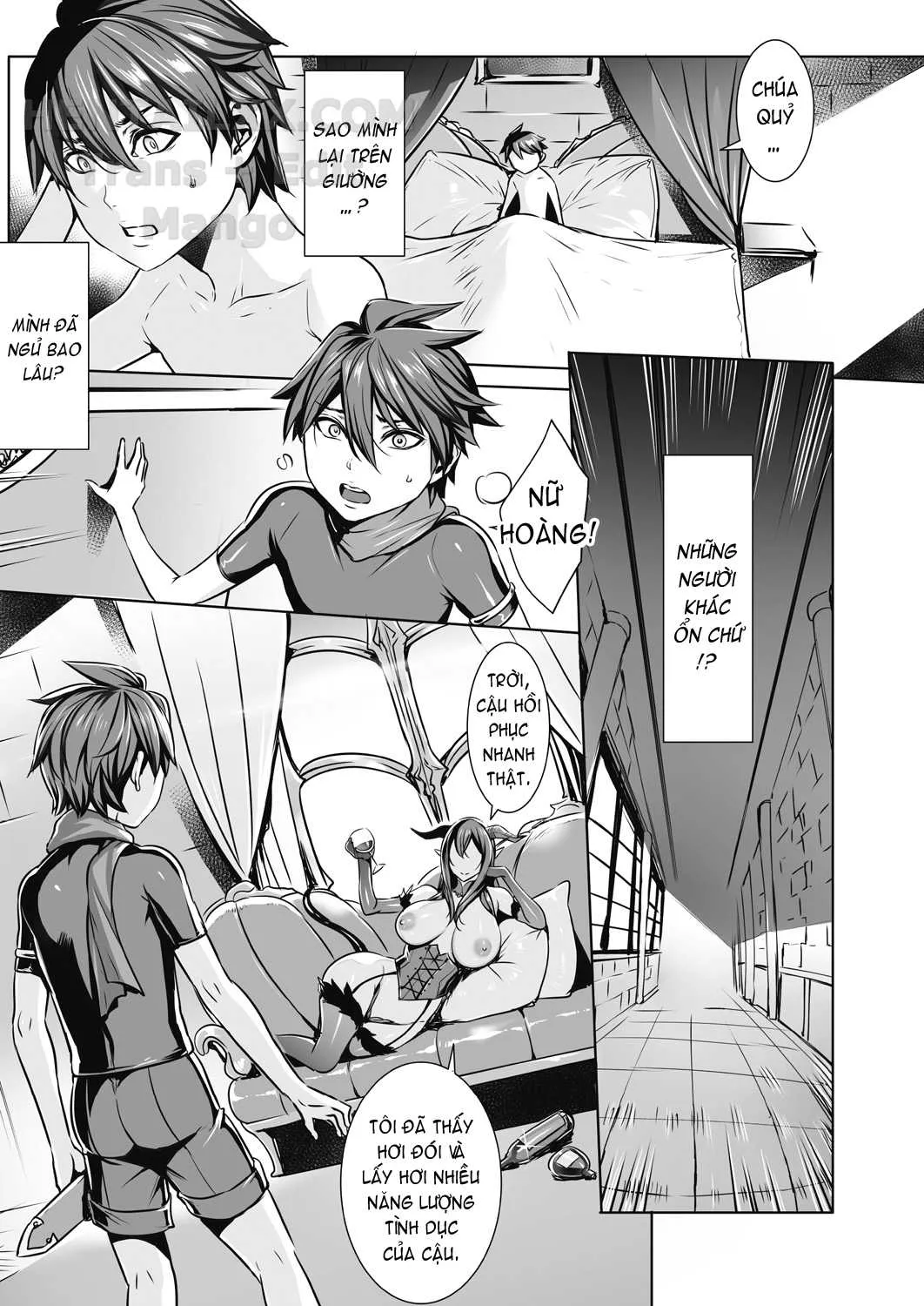 HentaiVN.net - Ảnh 3 - Please Cum Lots ♪ Lord Hero ♥ [Ippai Itte ne, Yuusha-sama] - Chap 8