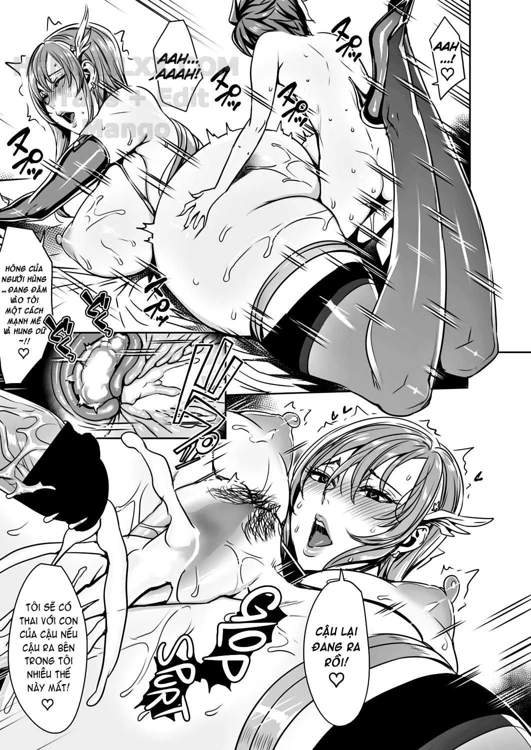 HentaiVN.net - Ảnh 15 - Please Cum Lots ♪ Lord Hero ♥ [Ippai Itte ne, Yuusha-sama] - Chap 9