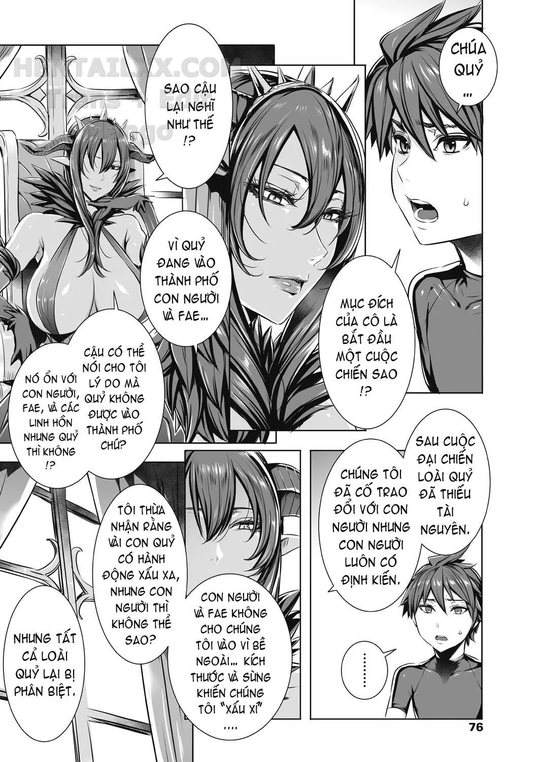 HentaiVN.net - Ảnh 3 - Please Cum Lots ♪ Lord Hero ♥ [Ippai Itte ne, Yuusha-sama] - Chap 10