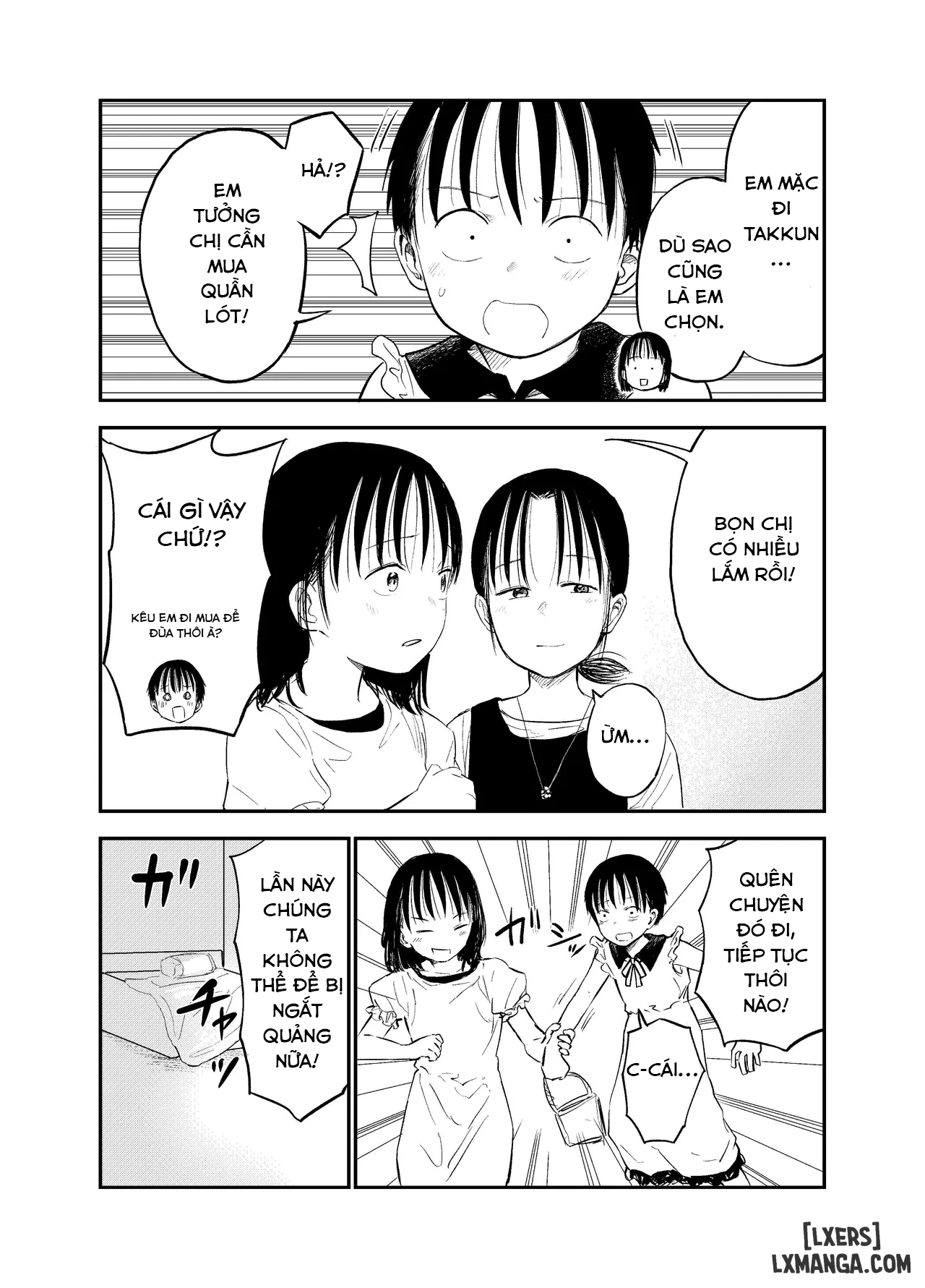 HentaiVN.net - Ảnh 28 - Onee-chan-tachi ga Ecchi na Koto Shite Kuru...! - Chap 2