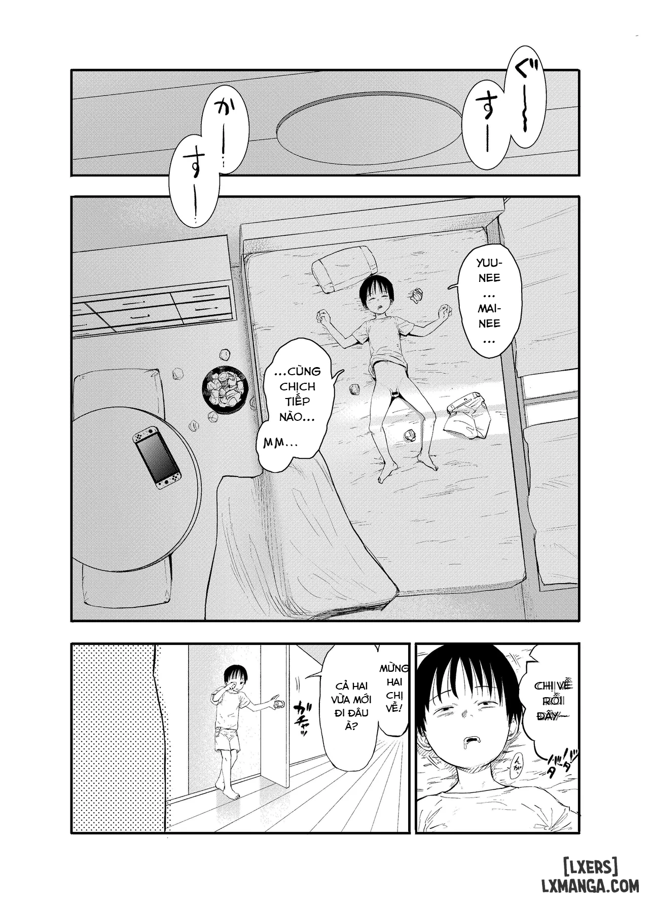 HentaiVN.net - Ảnh 5 - Onee-chan-tachi ga Ecchi na Koto Shite Kuru...! - Chap 2