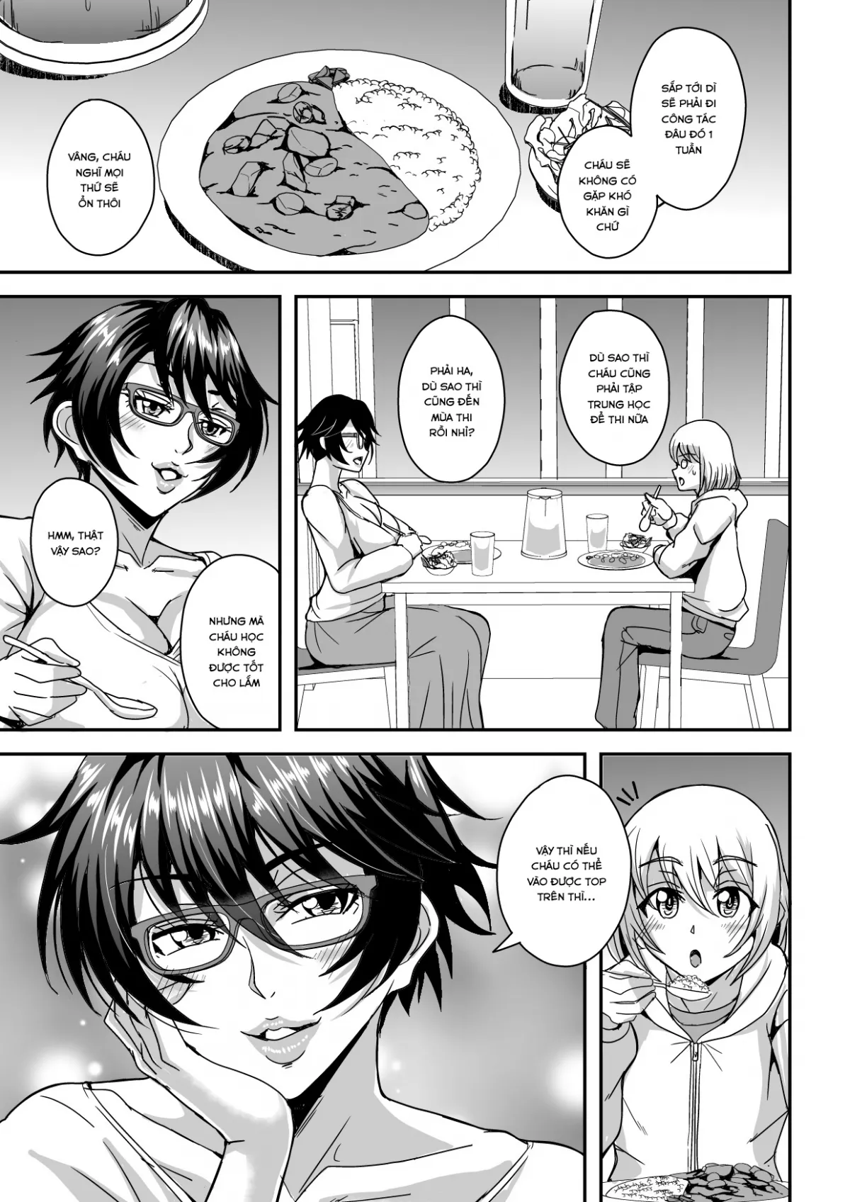 HentaiVN.net - Ảnh 33 - Arofour Dokushin BariCare Oba-san ga Yuujin no Musuko demo aru Toshishita Danshi to no Kankei ni Hamaru Hanashi - Oneshot