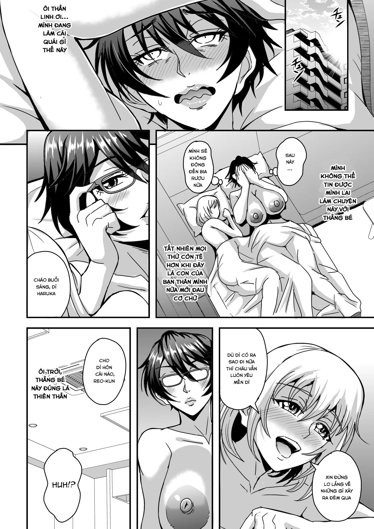 HentaiVN.net - Ảnh 28 - Arofour Dokushin BariCare Oba-san ga Yuujin no Musuko demo aru Toshishita Danshi to no Kankei ni Hamaru Hanashi - Chap 1