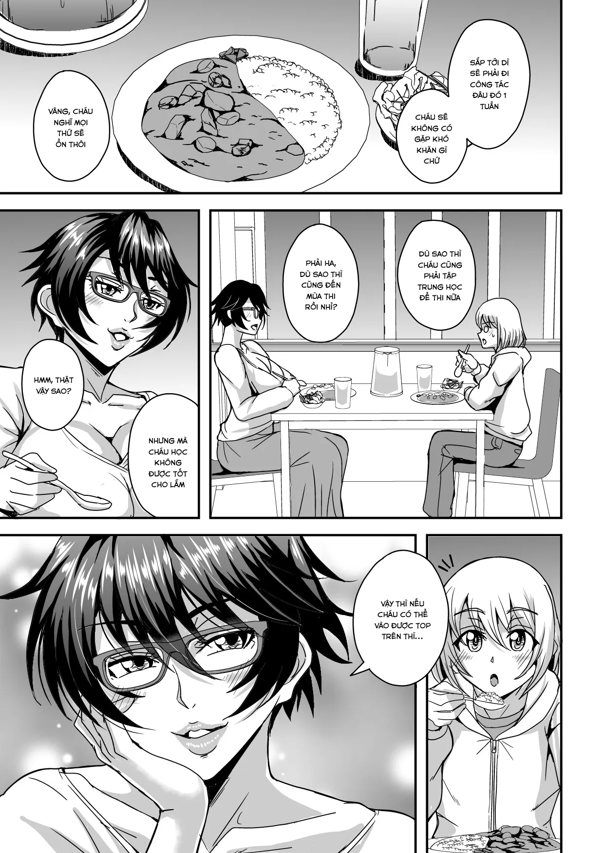 HentaiVN.net - Ảnh 33 - Arofour Dokushin BariCare Oba-san ga Yuujin no Musuko demo aru Toshishita Danshi to no Kankei ni Hamaru Hanashi - Chap 1