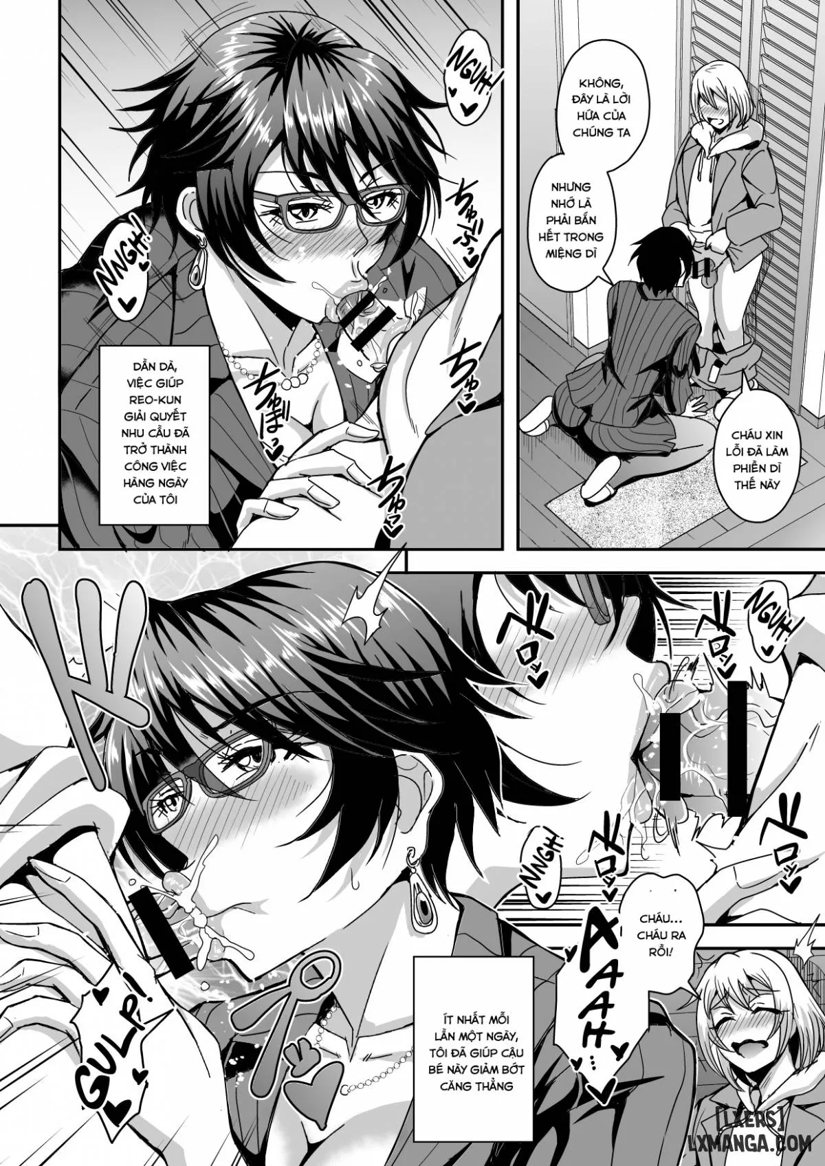 HentaiVN.net - Ảnh 11 - Arofour Dokushin BariCare Oba-san ga Yuujin no Musuko demo aru Toshishita Danshi to no Kankei ni Hamaru Hanashi - Chapter 1