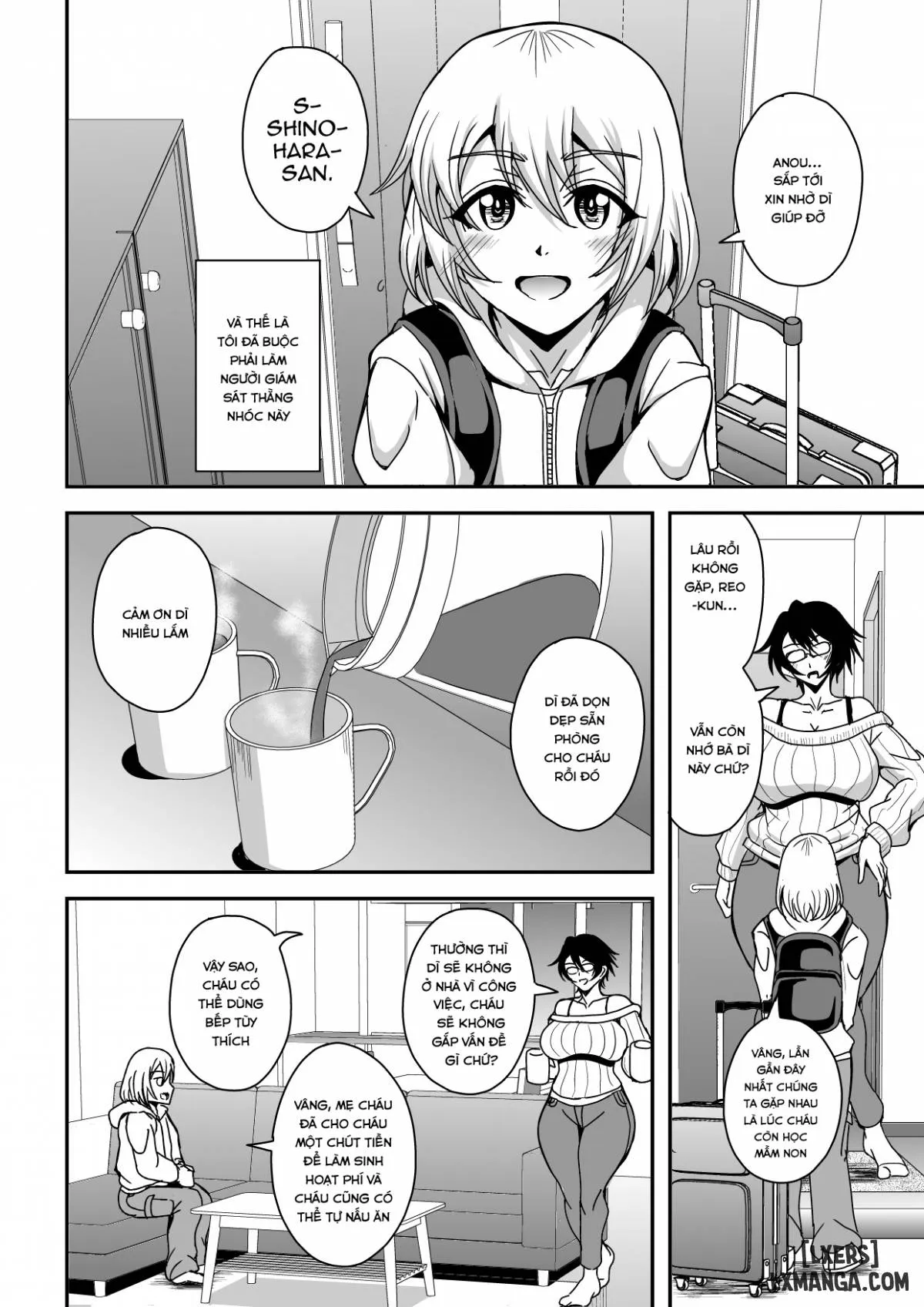 HentaiVN.net - Ảnh 3 - Arofour Dokushin BariCare Oba-san ga Yuujin no Musuko demo aru Toshishita Danshi to no Kankei ni Hamaru Hanashi - Chapter 1