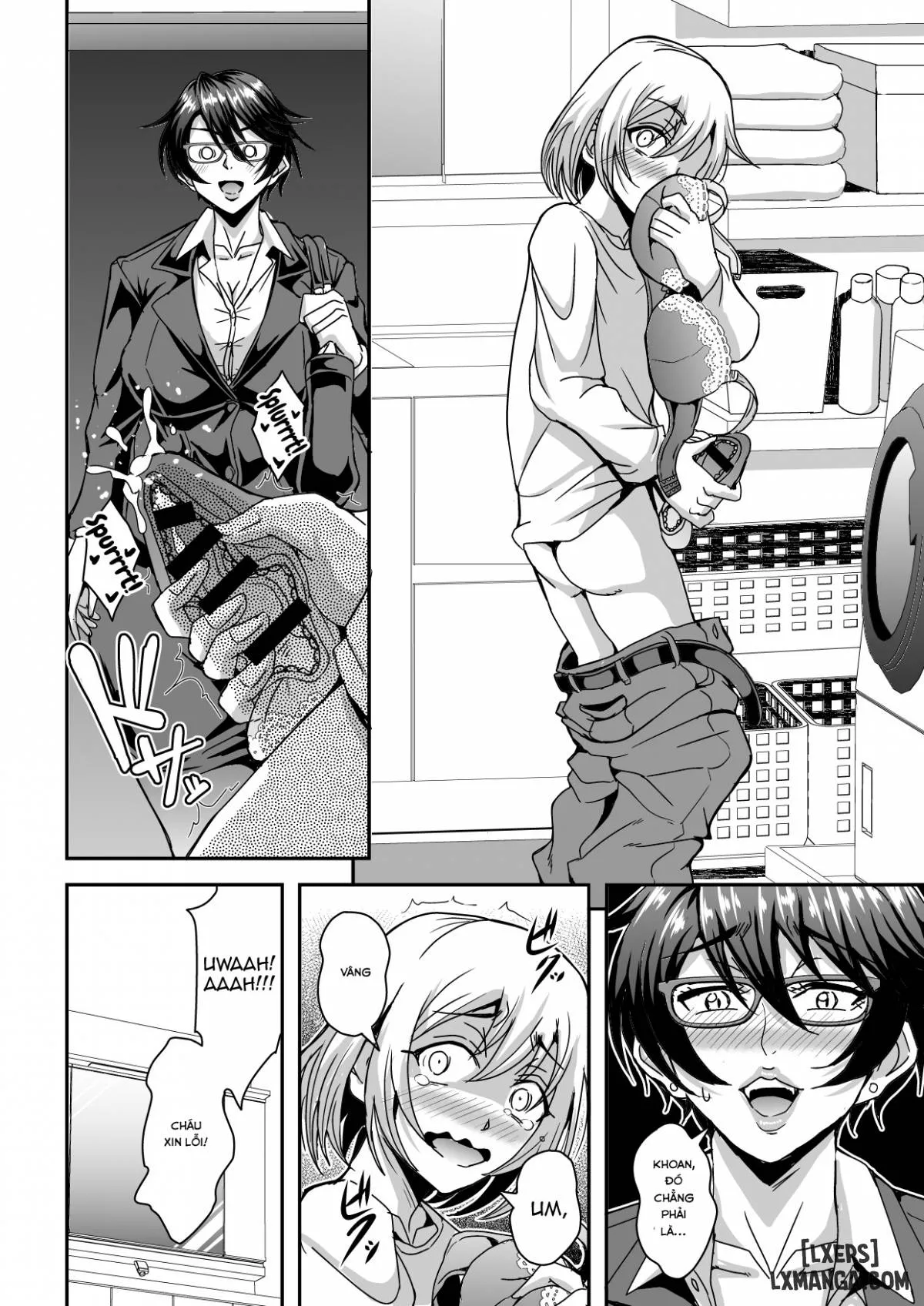 HentaiVN.net - Ảnh 4 - Arofour Dokushin BariCare Oba-san ga Yuujin no Musuko demo aru Toshishita Danshi to no Kankei ni Hamaru Hanashi - Chapter 1