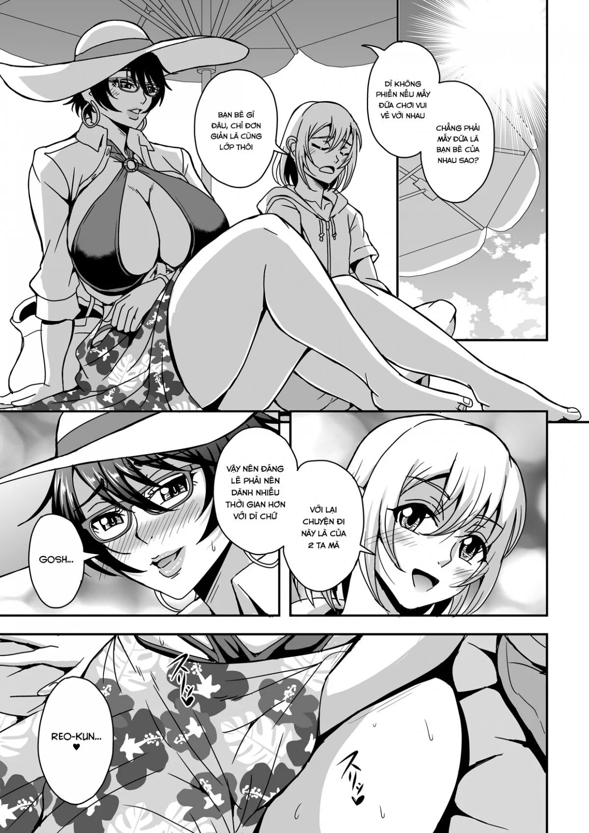 HentaiVN.net - Ảnh 3 - Arofour Dokushin BariCare Oba-san ga Yuujin no Musuko demo aru Toshishita Danshi to no Kankei ni Hamaru Hanashi - Chap 2