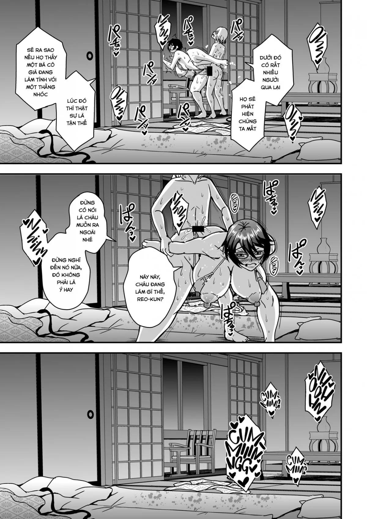 HentaiVN.net - Ảnh 49 - Arofour Dokushin BariCare Oba-san ga Yuujin no Musuko demo aru Toshishita Danshi to no Kankei ni Hamaru Hanashi - Chap 2
