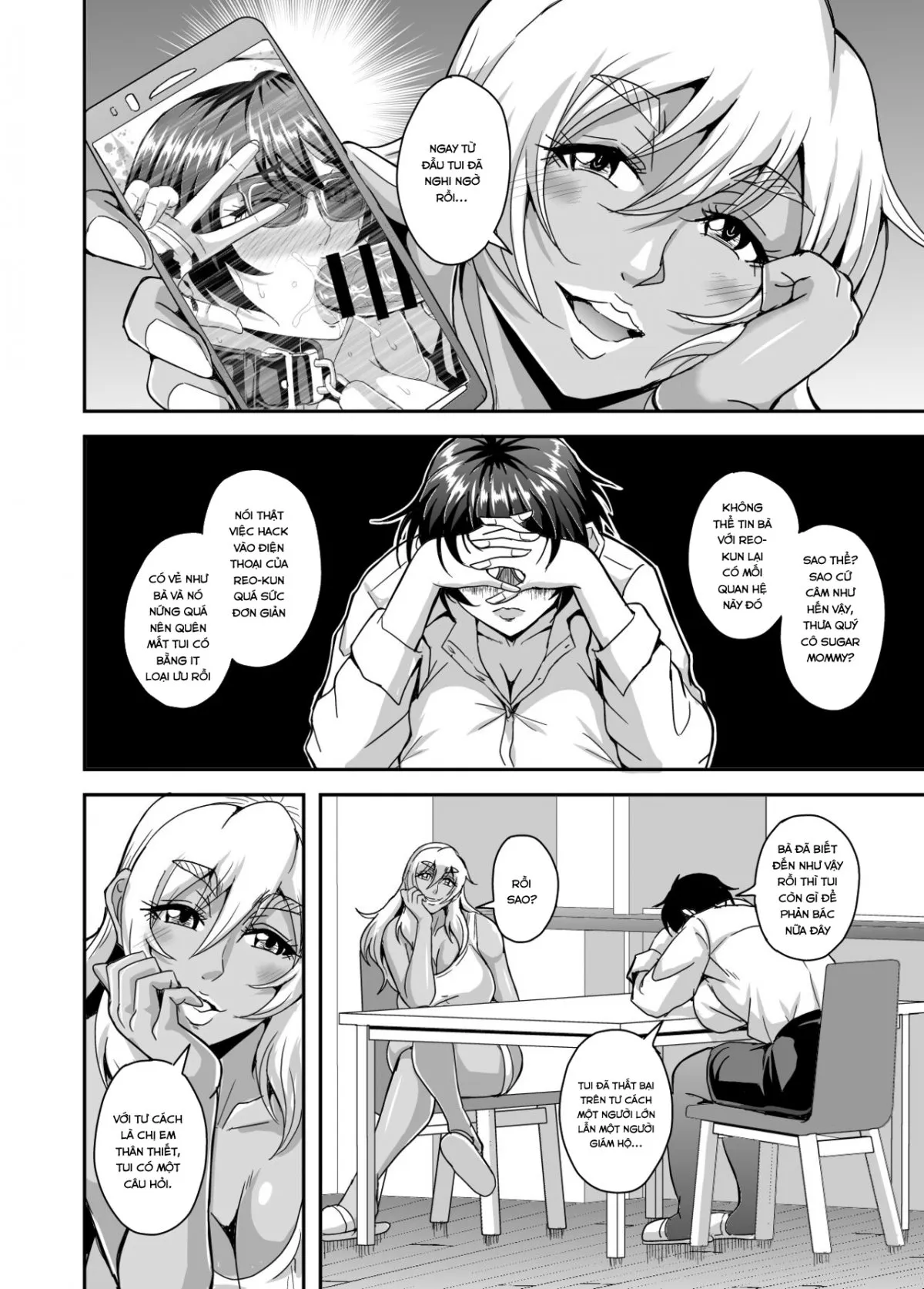 HentaiVN.net - Ảnh 34 - Arofour Dokushin BariCare Oba-san ga Yuujin no Musuko demo aru Toshishita Danshi to no Kankei ni Hamaru Hanashi - Chap 3