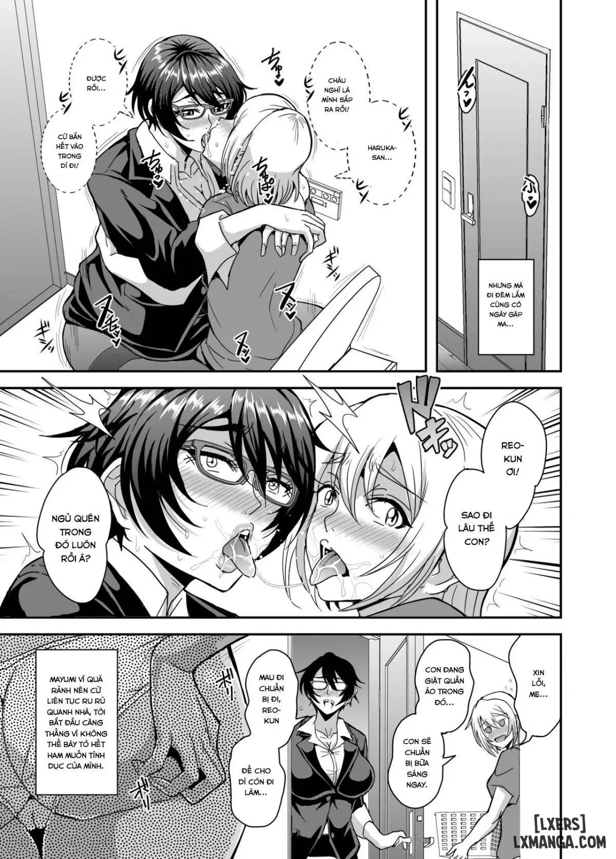 HentaiVN.net - Ảnh 18 - Arofour Dokushin BariCare Oba-san ga Yuujin no Musuko demo aru Toshishita Danshi to no Kankei ni Hamaru Hanashi - Chapter 3