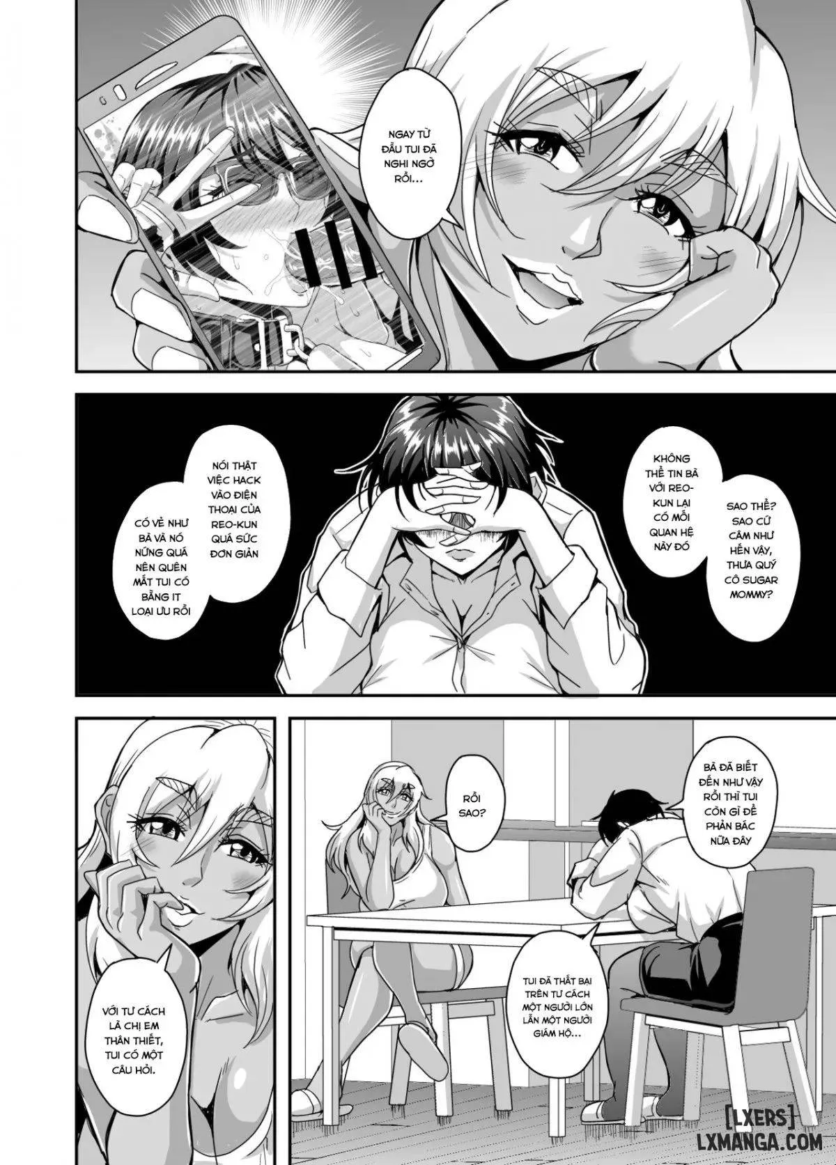 HentaiVN.net - Ảnh 35 - Arofour Dokushin BariCare Oba-san ga Yuujin no Musuko demo aru Toshishita Danshi to no Kankei ni Hamaru Hanashi - Chapter 3