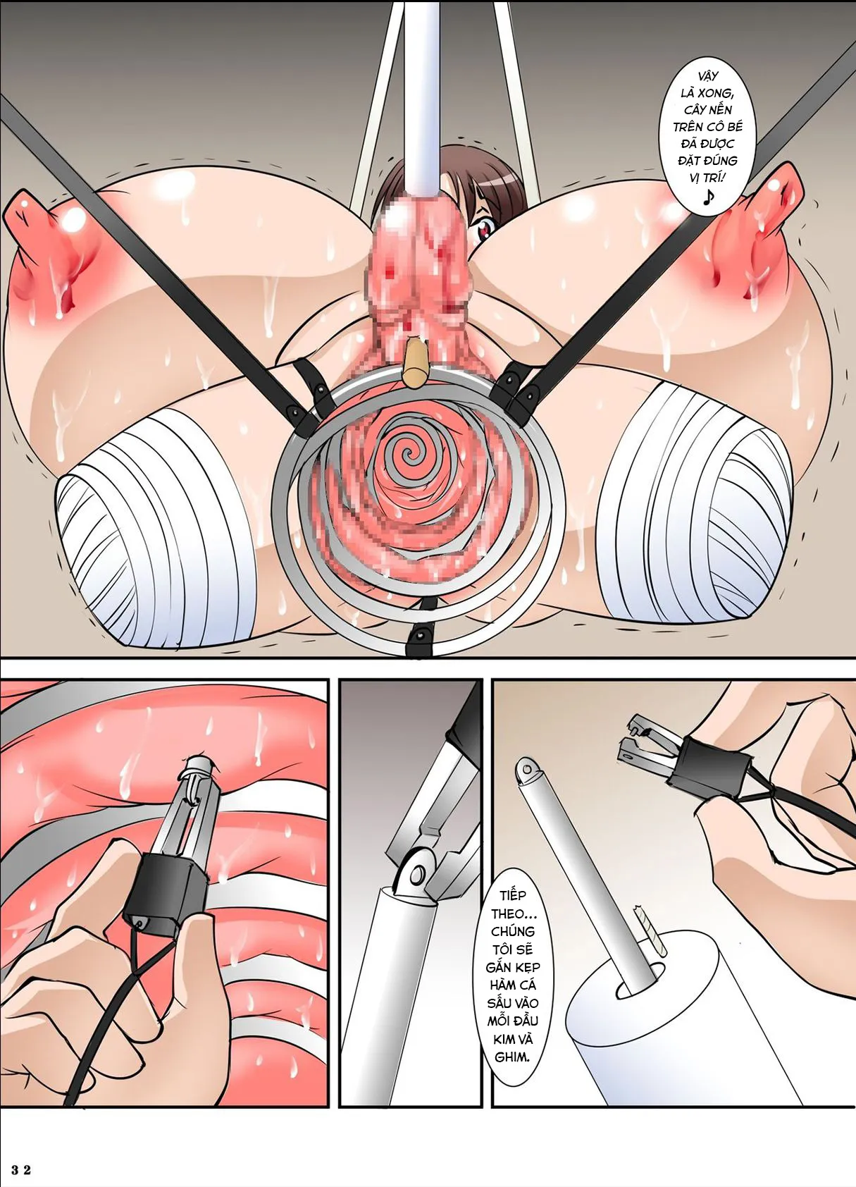 HentaiVN.net - Ảnh 8 - Shishi Setsudan Shoujo Goumon Gyakutai-kan no Maid-san - Chap 2.2