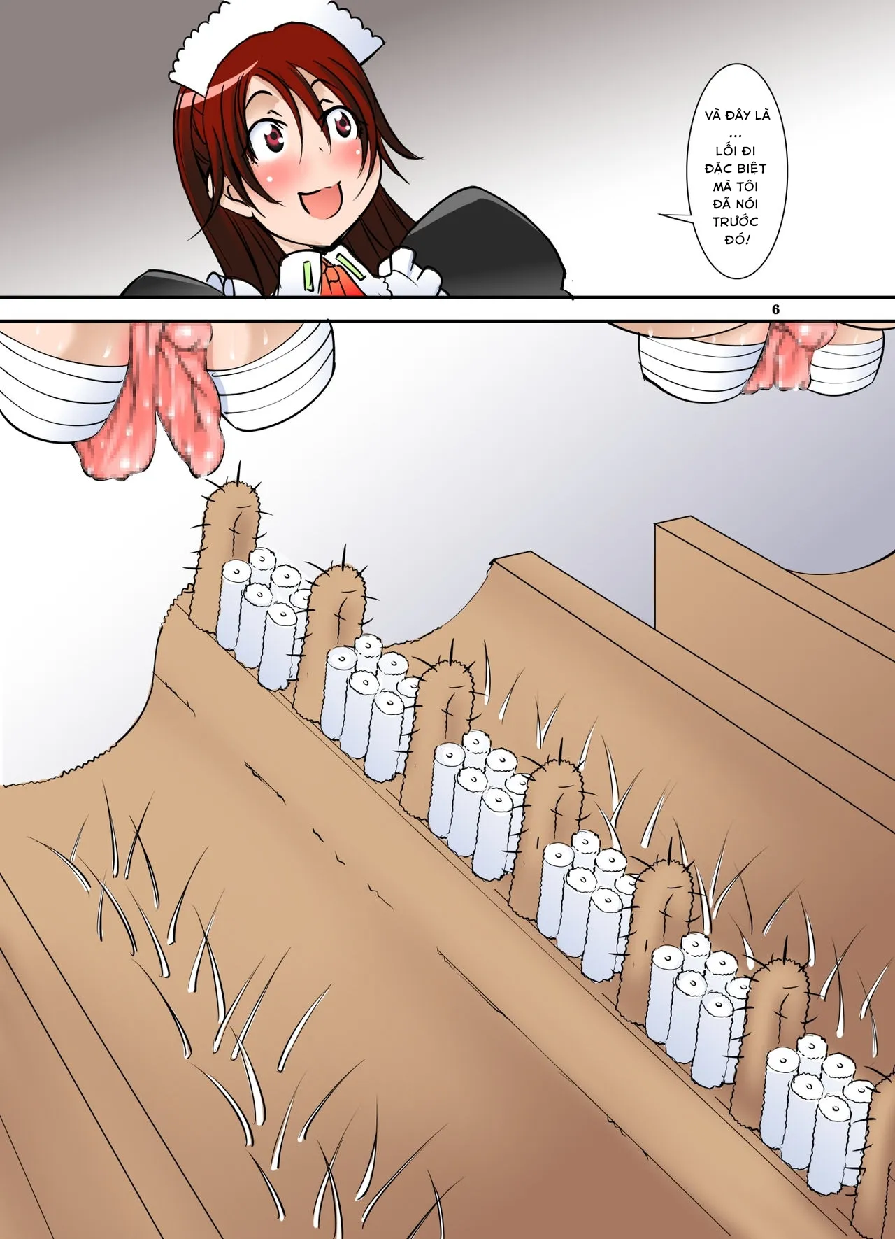 HentaiVN.net - Ảnh 8 - Shishi Setsudan Shoujo Goumon Gyakutai-kan no Maid-san - Chap 4.1