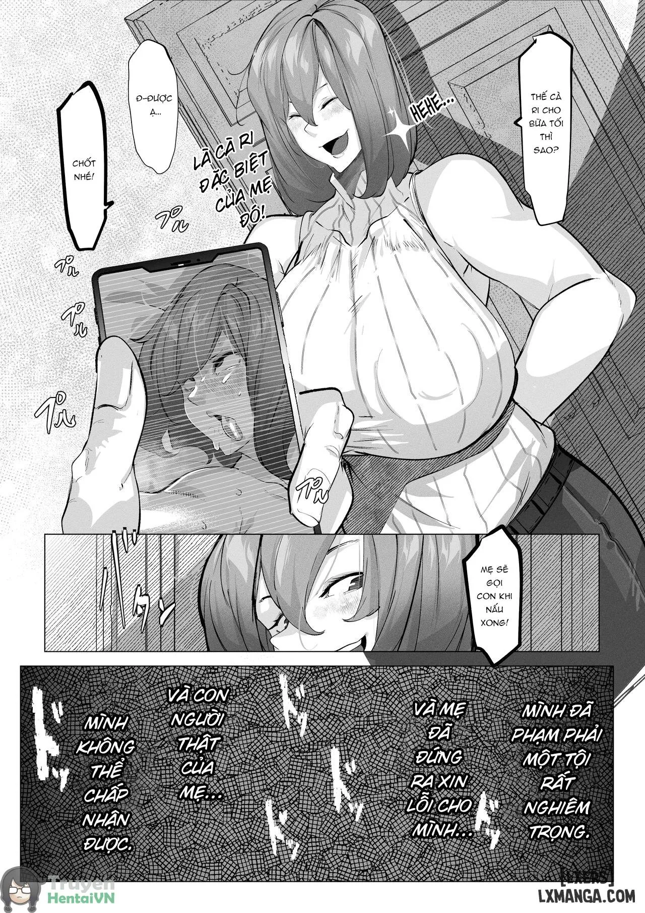 HentaiVN.net - Ảnh 27 - Manbiki Shita Ore no Kawari ni Haha ga Zenra Dogeza - Oneshot