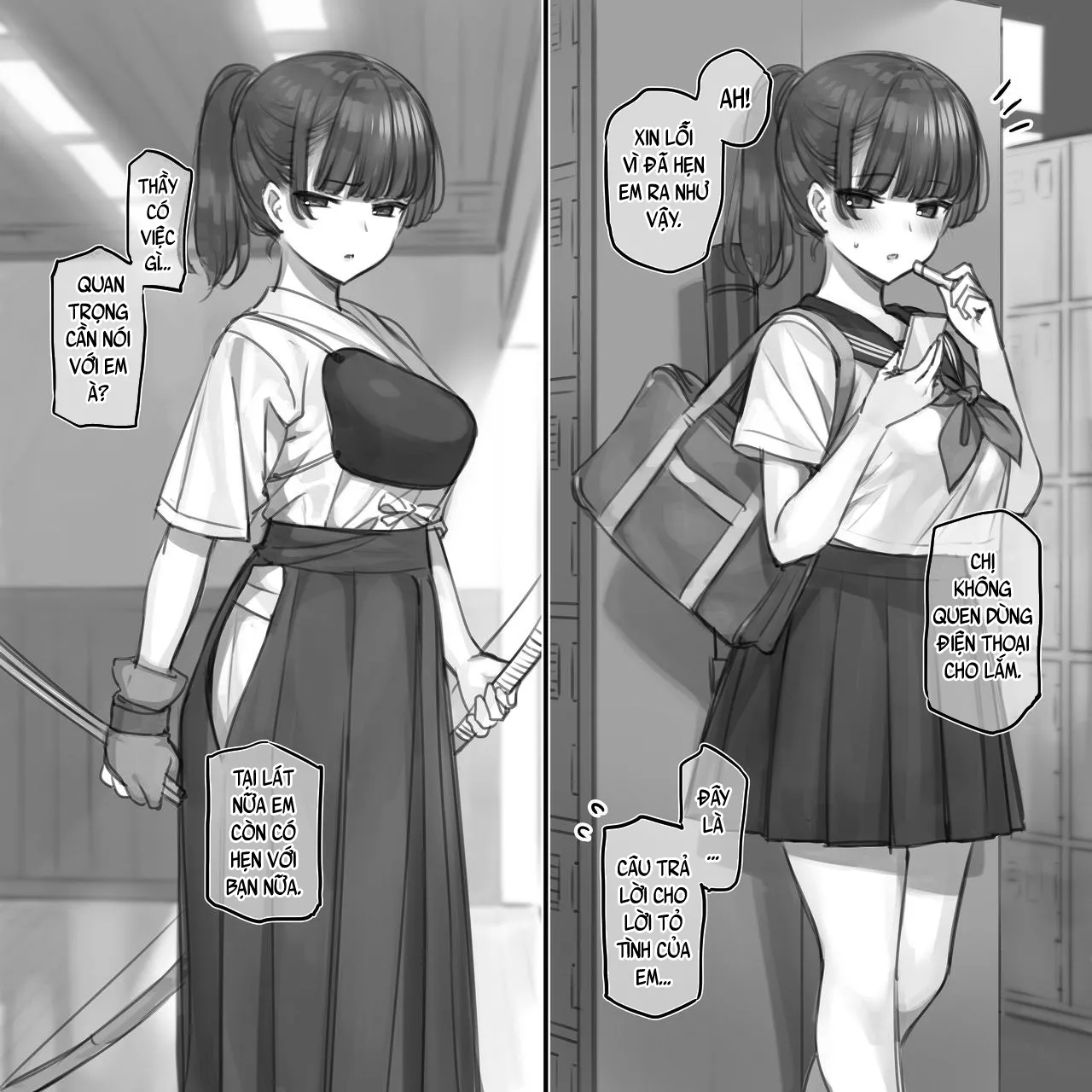 HentaiVN.net - Ảnh 4 - Đụ nát lồn em hội trưởng CLB bắn cung DÚ BỰ - Oneshot