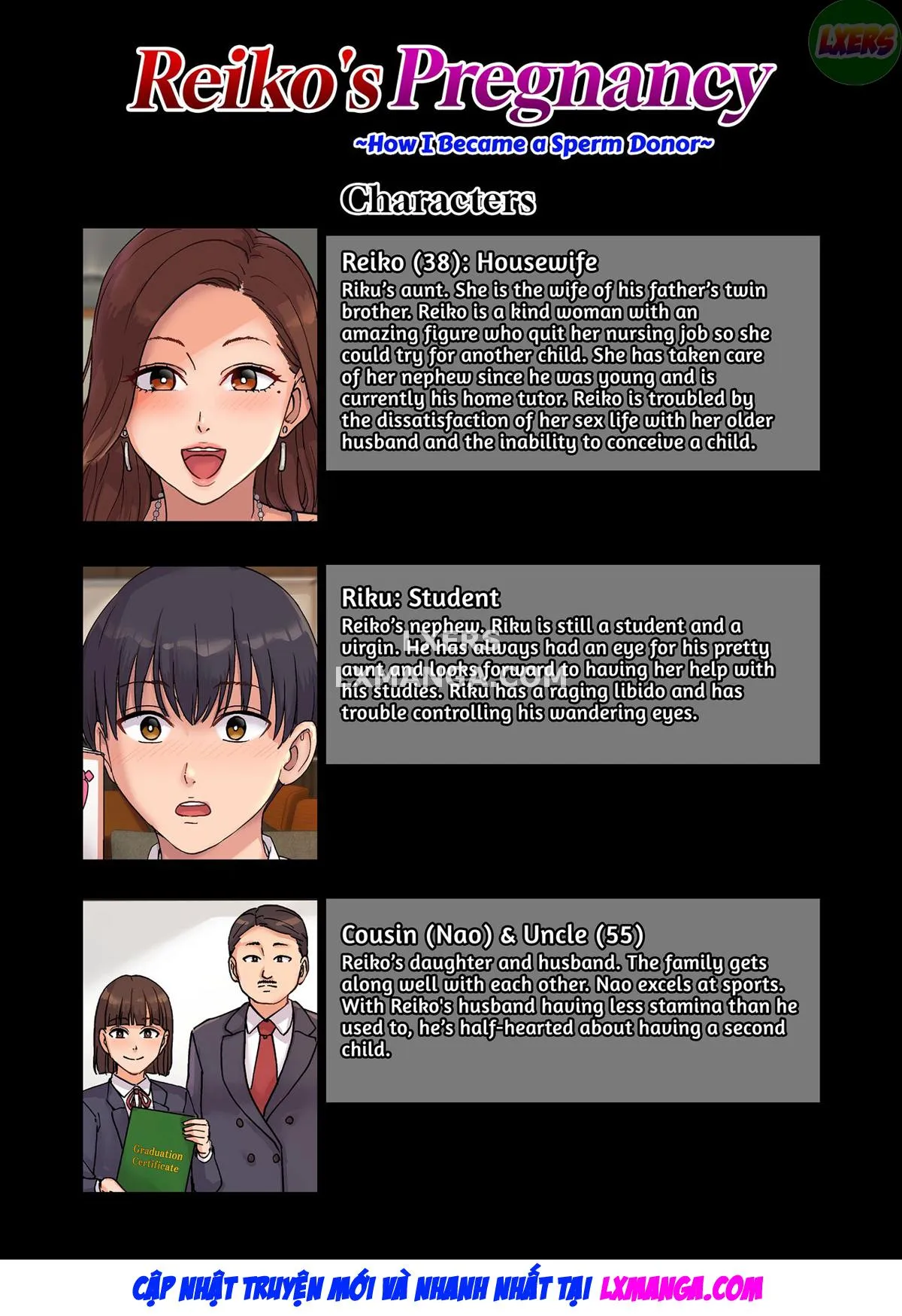 HentaiVN.net - Ảnh 3 - Oba no Ninshin. ~Boku ga Seishi Teikyousha ni Natta Wake~ - Chap 1