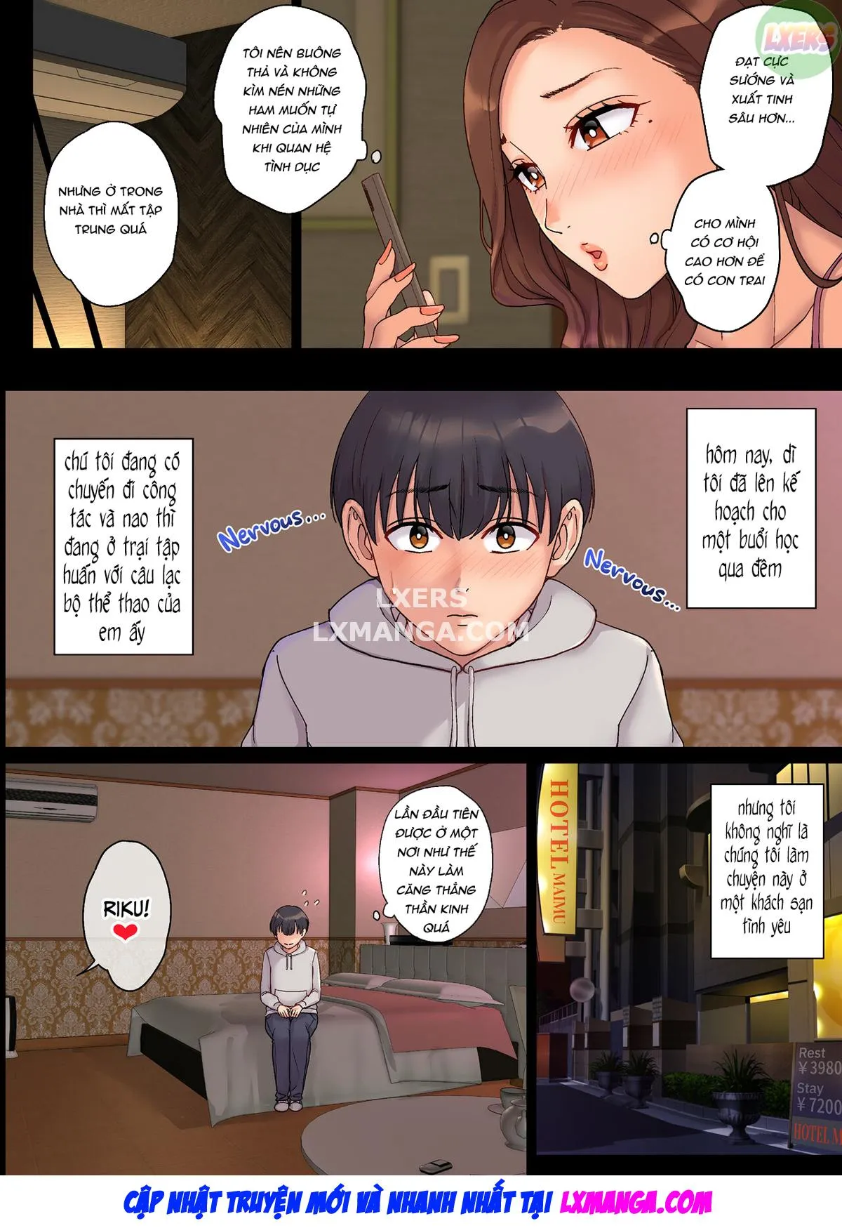 HentaiVN.net - Ảnh 36 - Oba no Ninshin. ~Boku ga Seishi Teikyousha ni Natta Wake~ - Chap 1