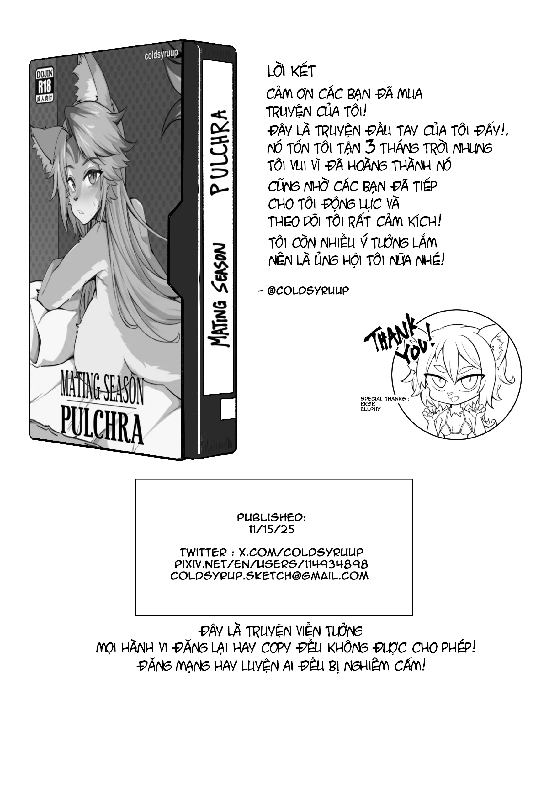 HentaiVN.net - Ảnh 32 - mùa động dục của pulchra - oneshot