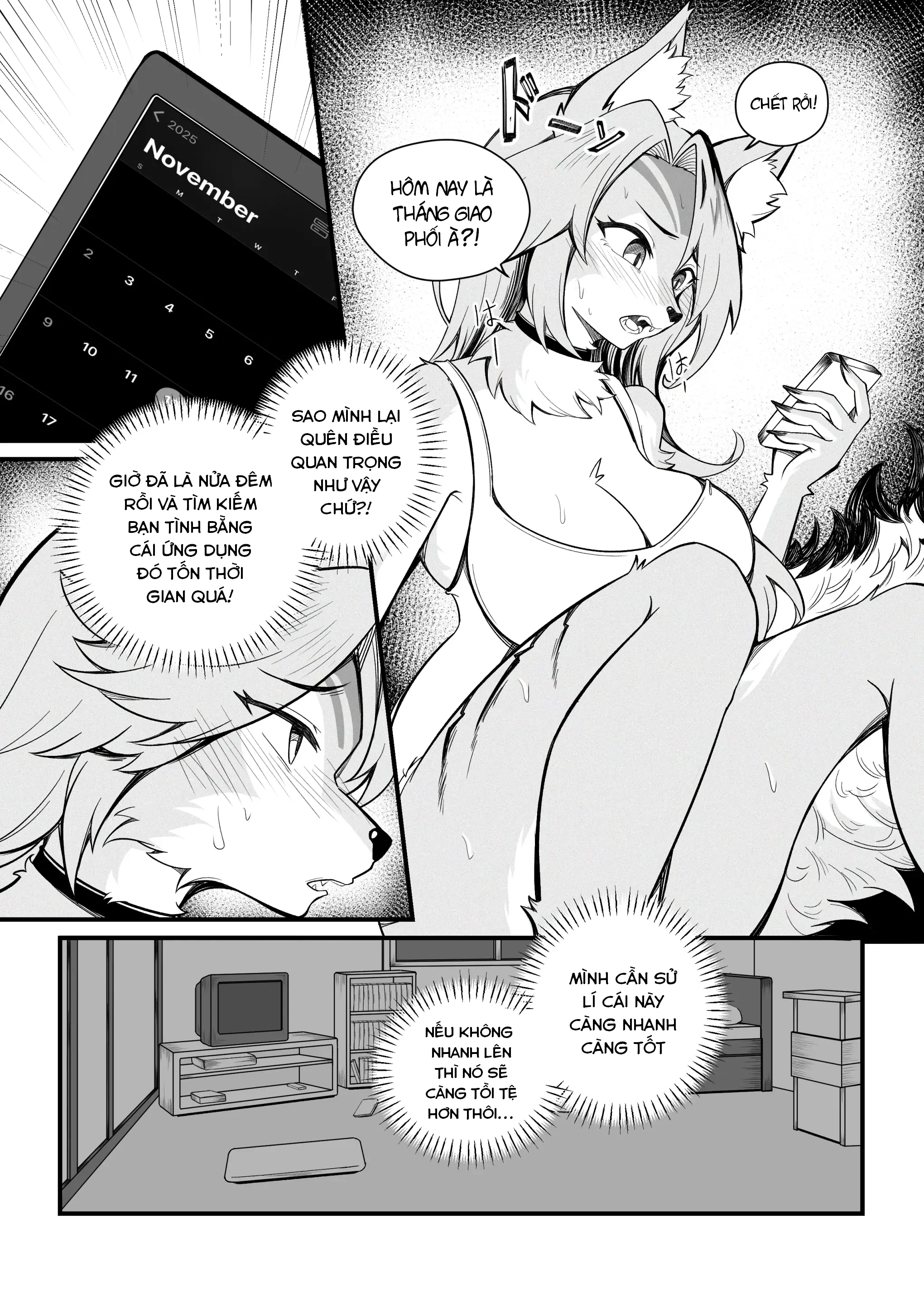 HentaiVN.net - Ảnh 5 - mùa động dục của pulchra - oneshot