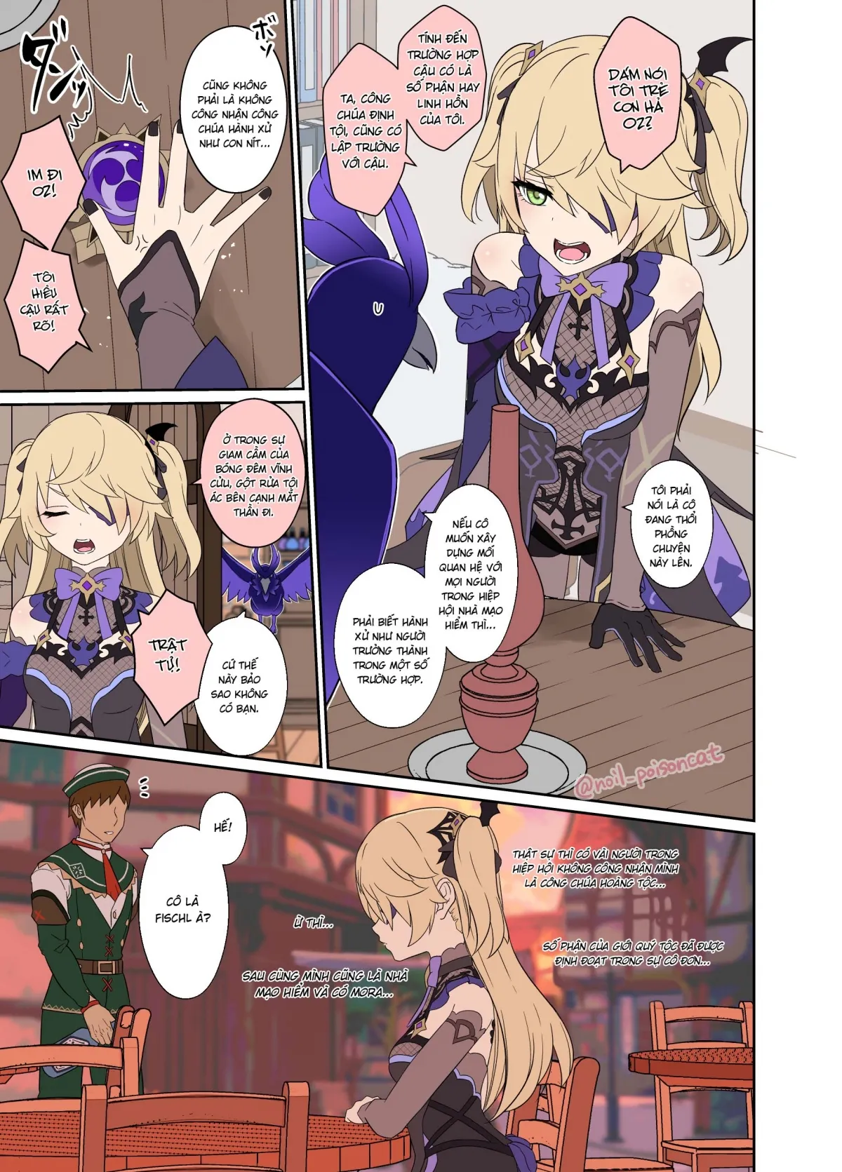 HentaiVN.net - Ảnh 5 - Câu chuyện về Fischl say xỉn làm chuyện xấu [Deisui Shita Fischl ni Warui Koto o Suru Hanashi] - Chạy đâu con sâu