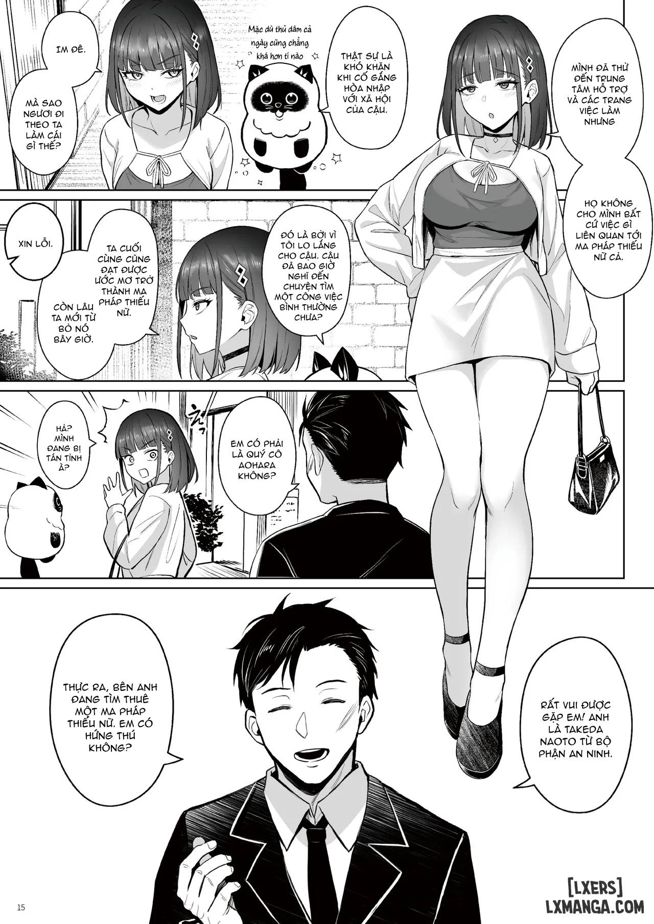 HentaiVN.net - Ảnh 15 - Moto Mahou Shoujo no Shigoto Hanashi Ao Zenjitsutan - Oneshot.