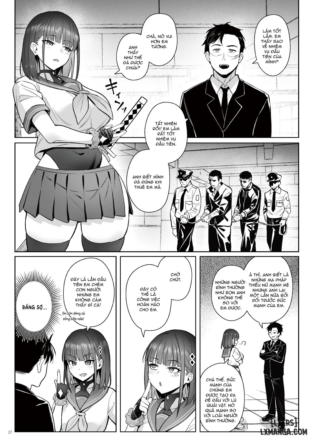 HentaiVN.net - Ảnh 17 - Moto Mahou Shoujo no Shigoto Hanashi Ao Zenjitsutan - Oneshot.