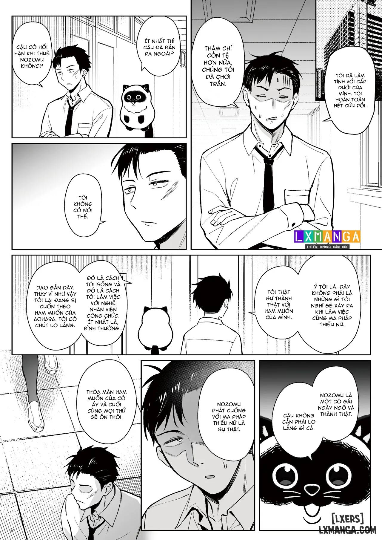HentaiVN.net - Ảnh 34 - Moto Mahou Shoujo no Shigoto Hanashi Ao Zenjitsutan - Oneshot.