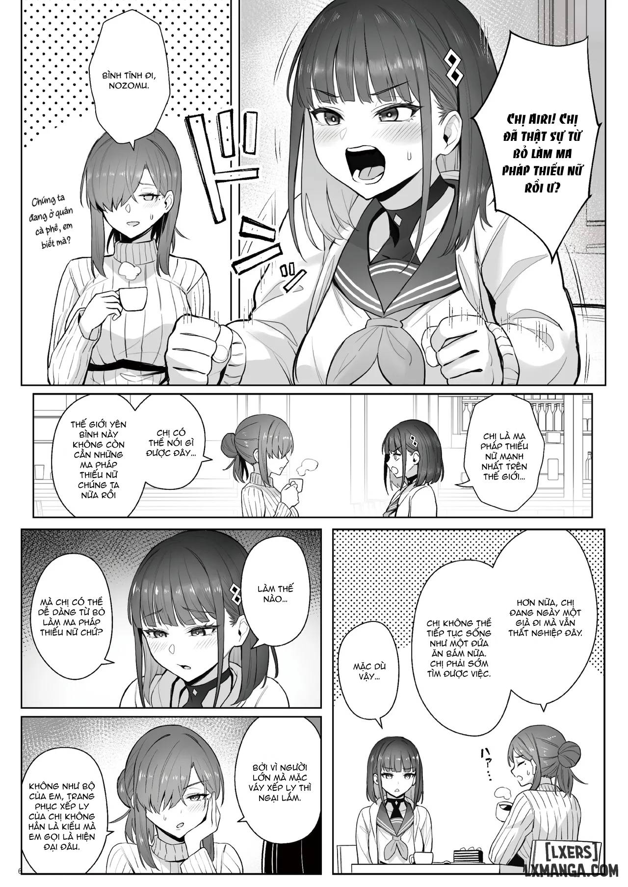 HentaiVN.net - Ảnh 6 - Moto Mahou Shoujo no Shigoto Hanashi Ao Zenjitsutan - Oneshot.