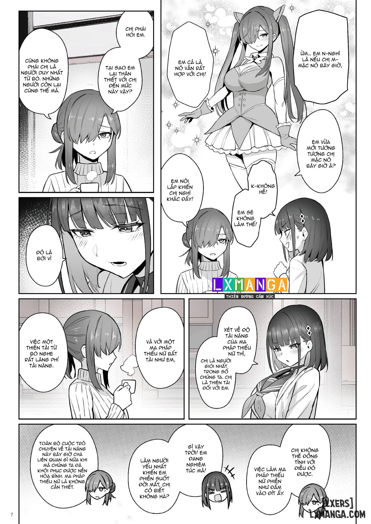 HentaiVN.net - Ảnh 7 - Moto Mahou Shoujo no Shigoto Hanashi Ao Zenjitsutan - Oneshot.