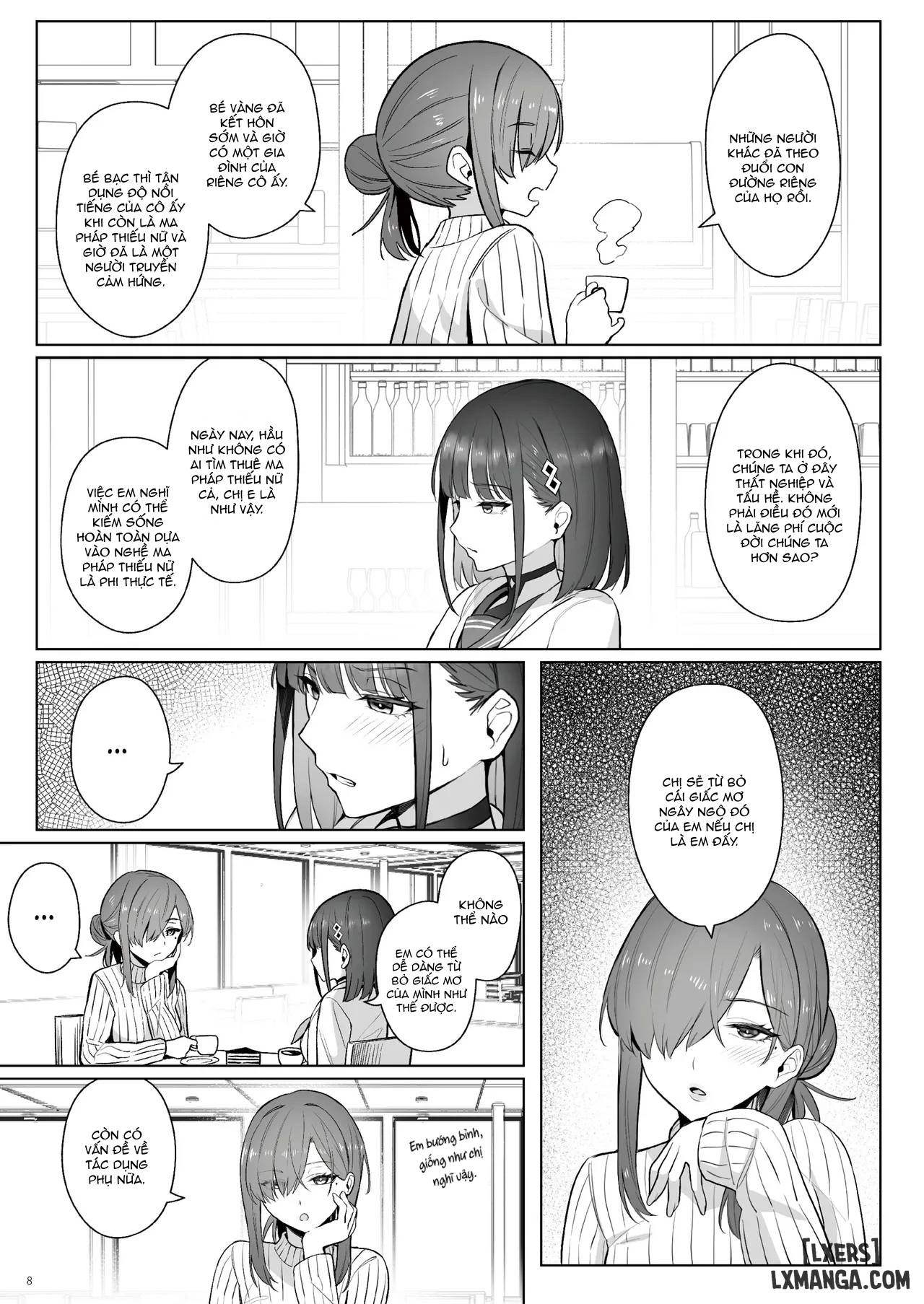 HentaiVN.net - Ảnh 8 - Moto Mahou Shoujo no Shigoto Hanashi Ao Zenjitsutan - Oneshot.