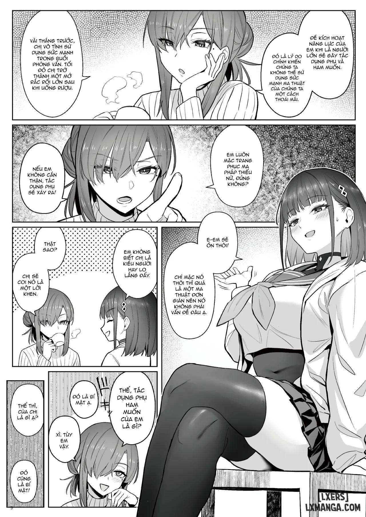 HentaiVN.net - Ảnh 9 - Moto Mahou Shoujo no Shigoto Hanashi Ao Zenjitsutan - Oneshot.