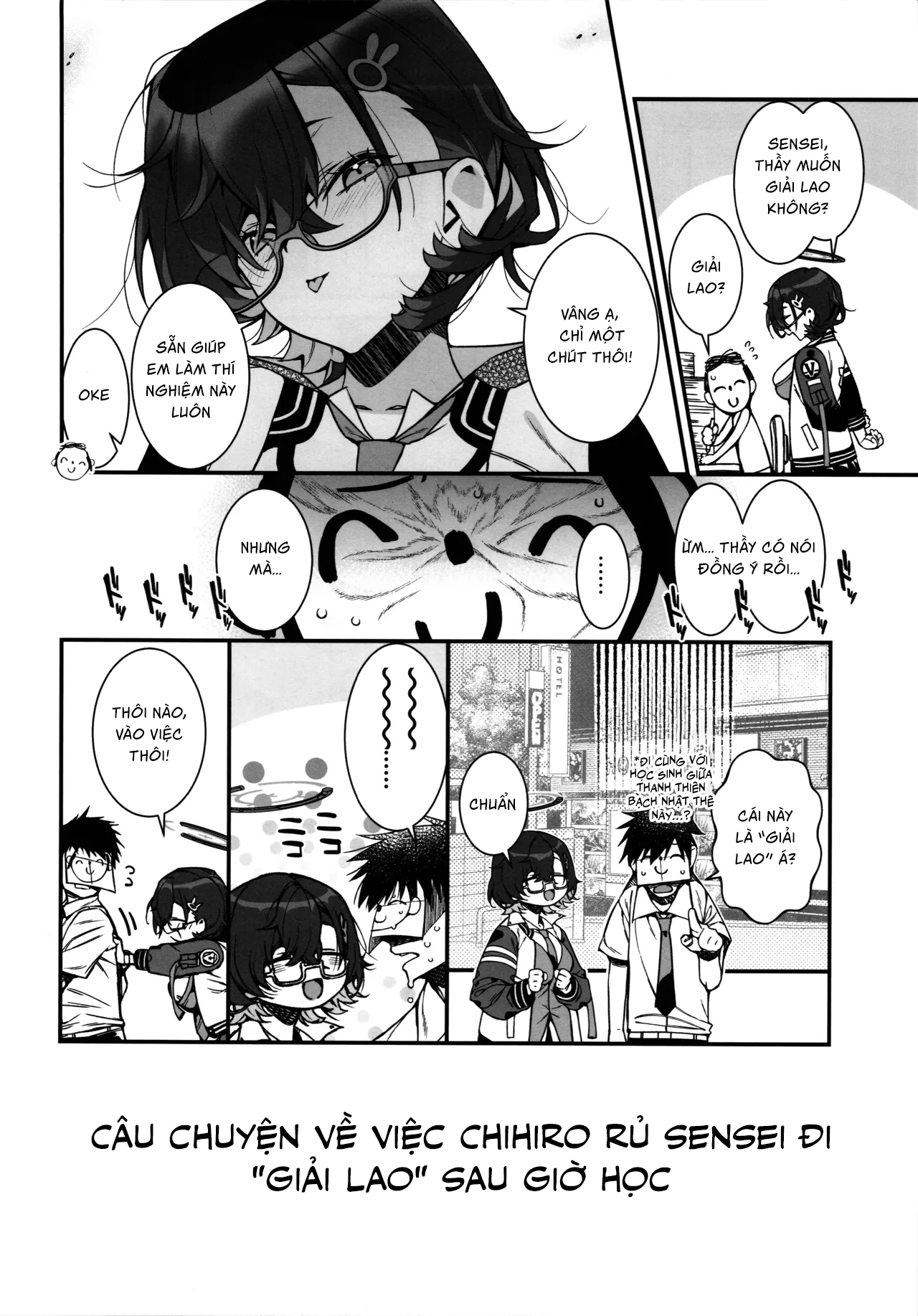 HentaiVN.net - Ảnh 5 - Câu chuyện về việc Chihiro dụ sensei đi giải lao sau giờ học - Sếch gái IT