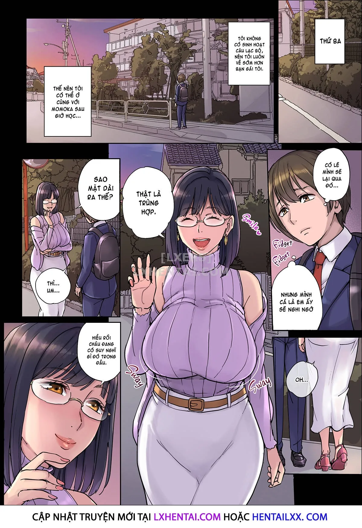 HentaiVN.net - Ảnh 7 - Kanojo no Mama wa Boku no SeFrie... [Fuck Buddies With My Girlfriend's Mom; My Girlfriend's Mama is My Sex Friend...] - Chap 1 - Không che
