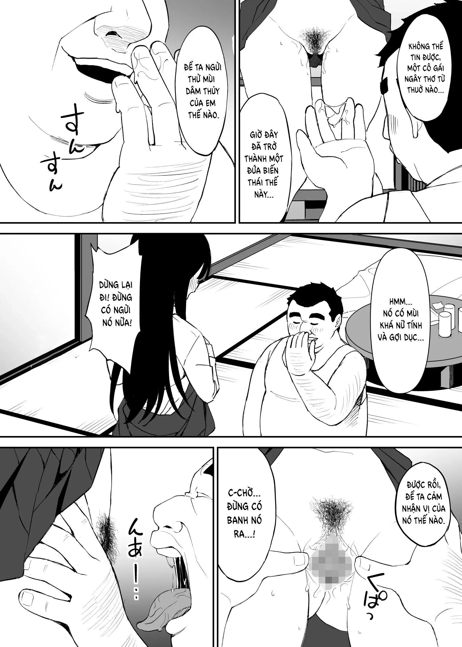 HentaiVN.net - Ảnh 23 - Kimokute Mushoku no Ojisan (Boku) ga Bishoujo JK no Shojo Manko ni Musekinin Nakadashi shitara Yorokonde Kuremashita - Oneshot