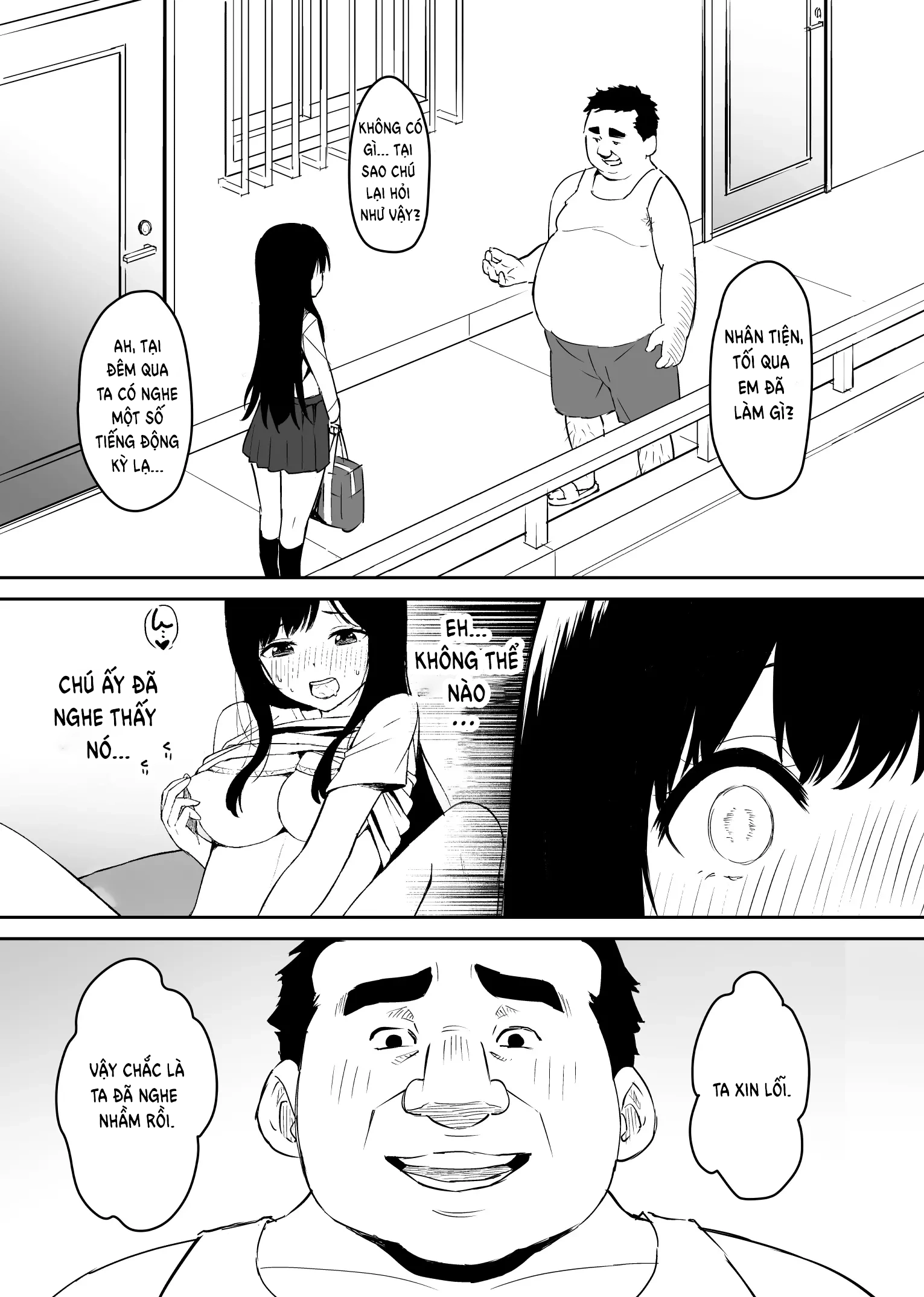 HentaiVN.net - Ảnh 8 - Kimokute Mushoku no Ojisan (Boku) ga Bishoujo JK no Shojo Manko ni Musekinin Nakadashi shitara Yorokonde Kuremashita - Oneshot