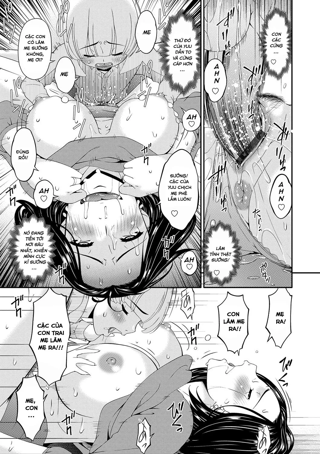 HentaiVN.net - Ảnh 18 - Ân ái cùng với mẹ [Mama Koubi; Mating with mother] - Chap 2: Phần thưởng giáo dục giới tính (Khoá A)