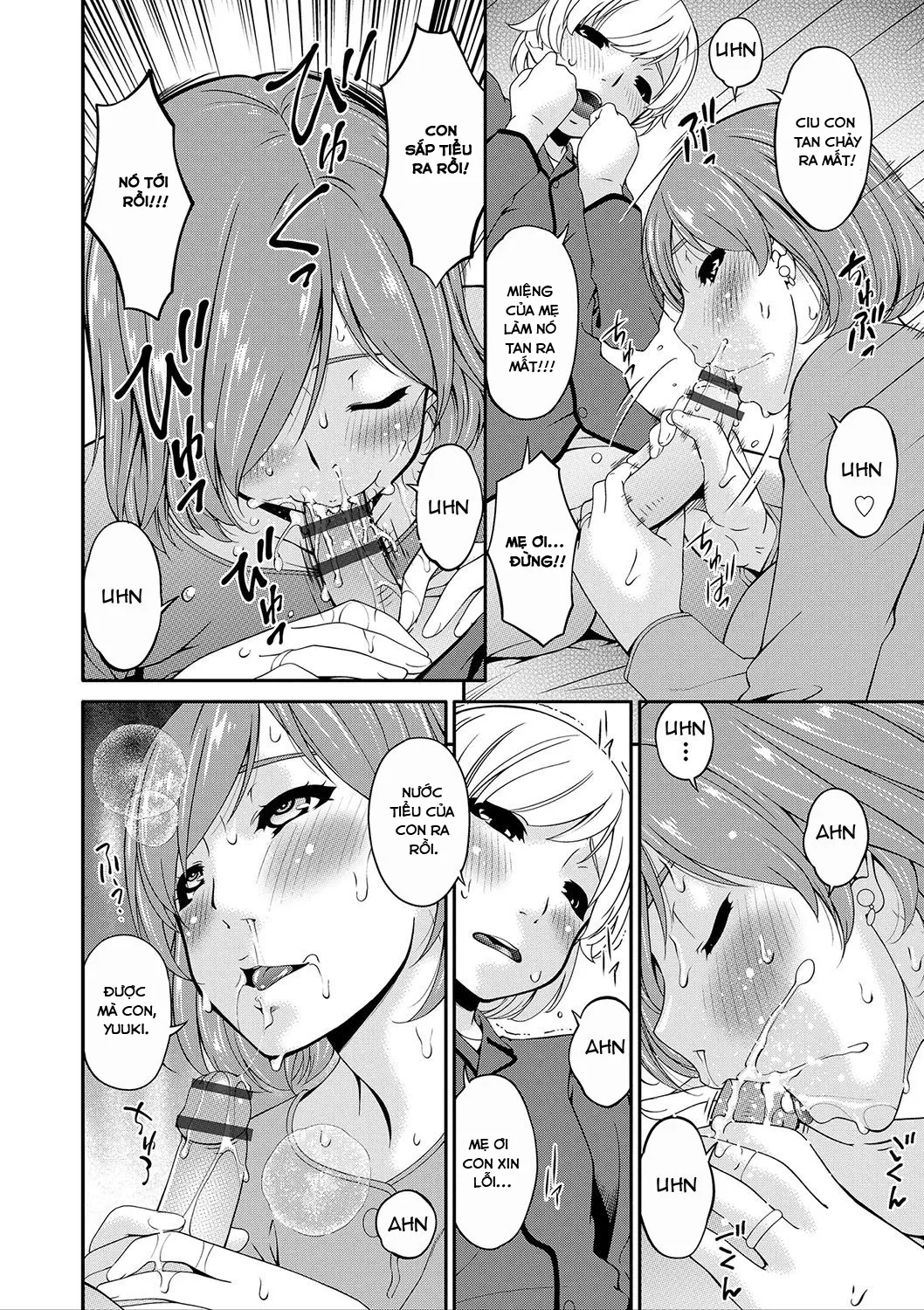 HentaiVN.net - Ảnh 7 - Ân ái cùng với mẹ [Mama Koubi; Mating with mother] - Chap 4: Mẹ và tôi