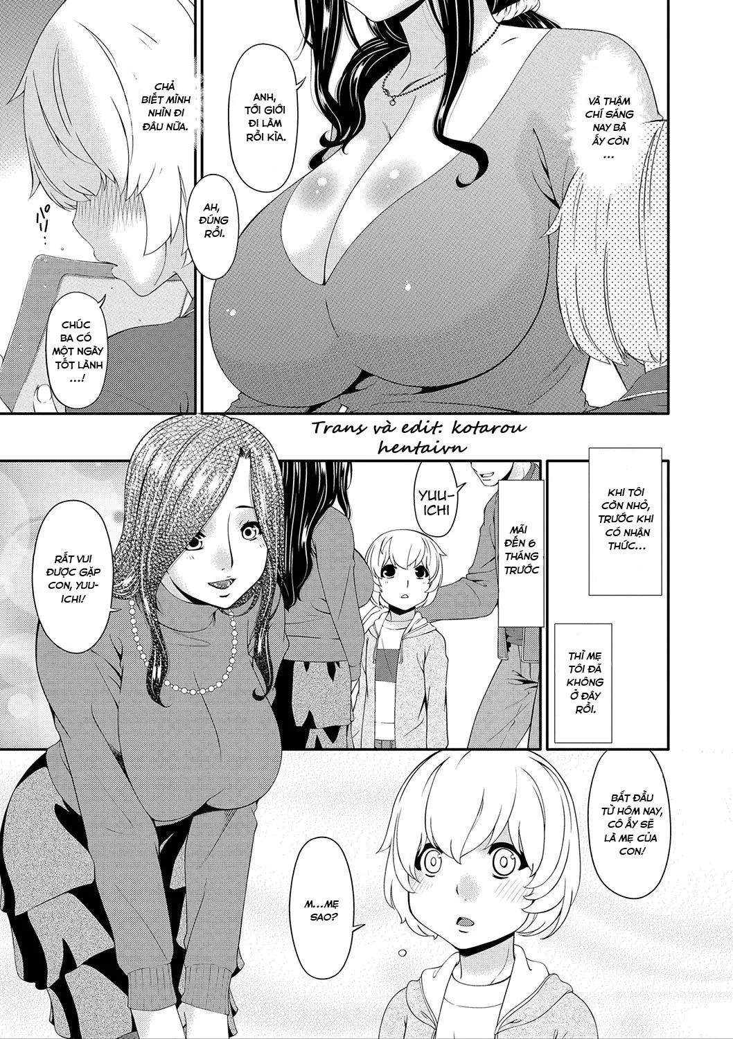 HentaiVN.net - Ảnh 6 - Ân ái cùng với mẹ [Mama Koubi; Mating with mother] - Chap 5: Ngoại tình (End)
