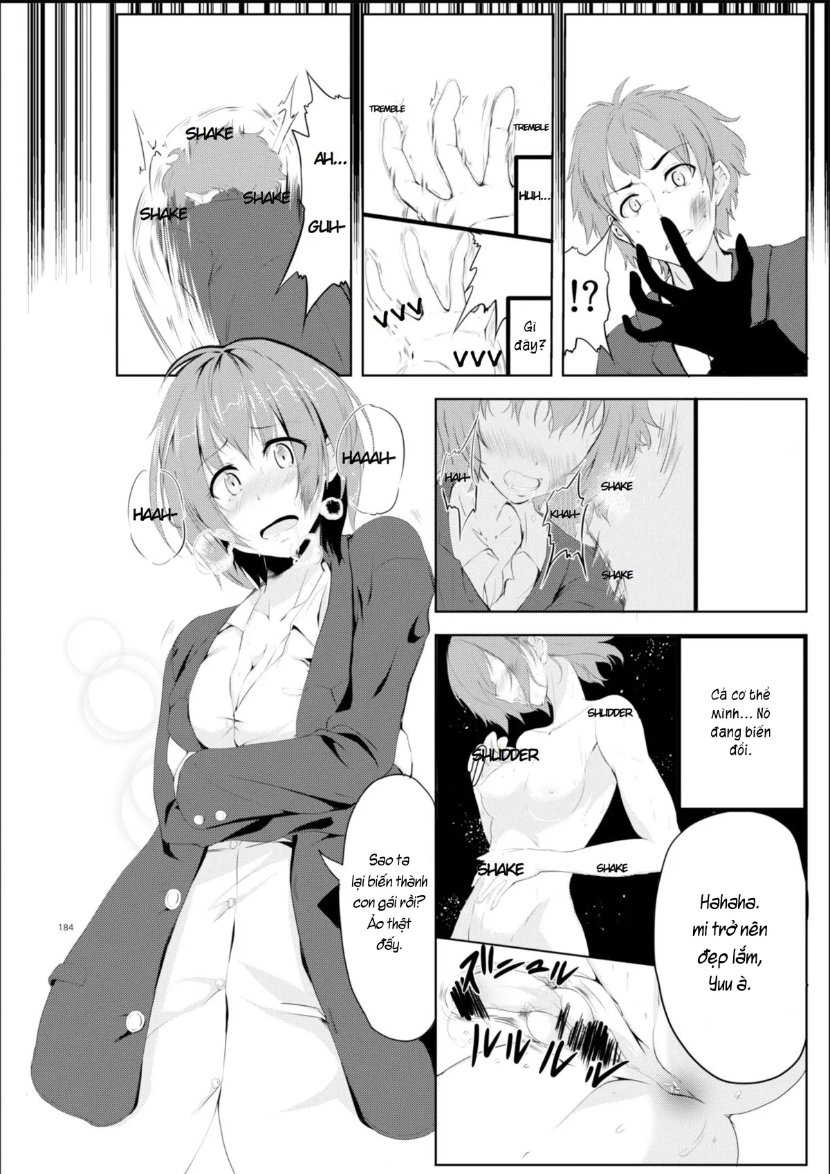 HentaiVN.net - Ảnh 4 - Gal-iro ni Somaru [ギャル色に染まる] - Chap 1: Hoán đổi giới tính.