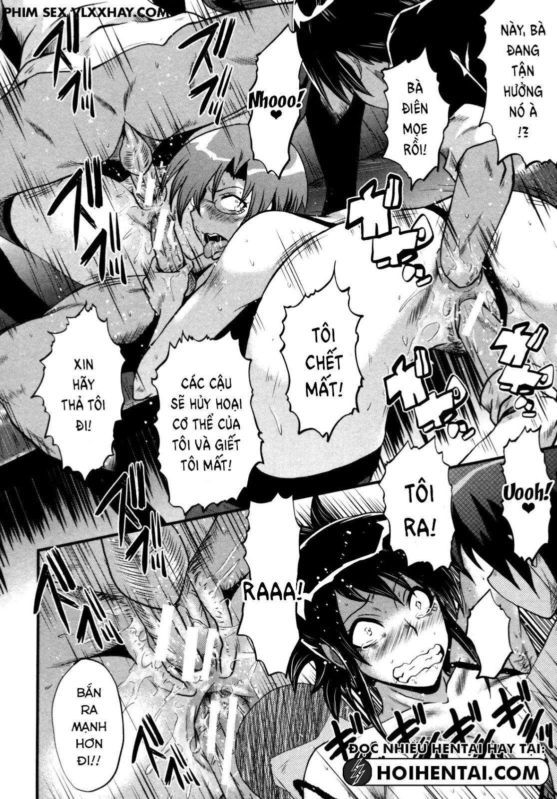 HentaiVN.net - Ảnh 17 - Haha Wa Buzama Ni Koshi O Furu ~Gogo No Seibo-Tachi~ - Chap 7 - END