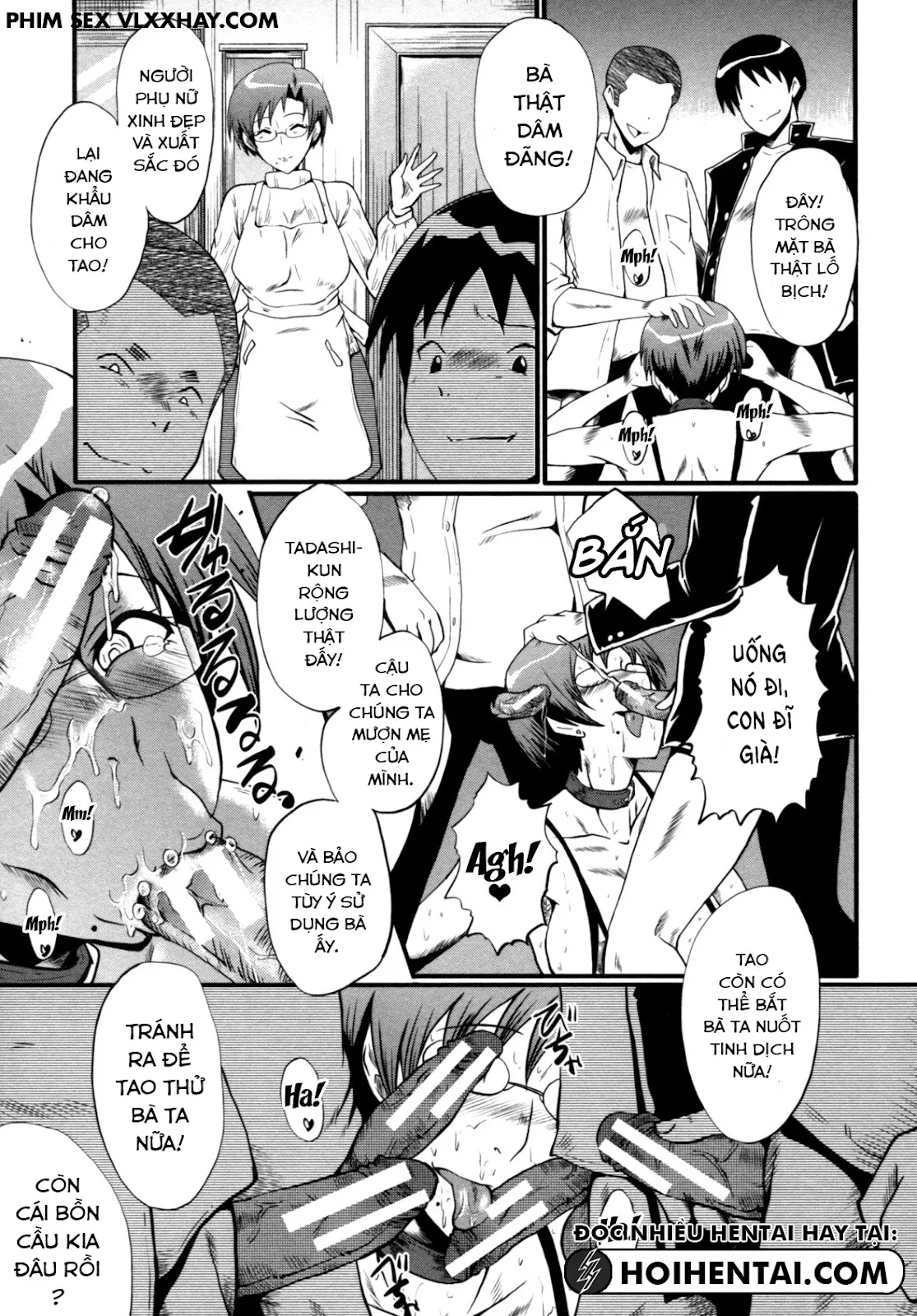 HentaiVN.net - Ảnh 8 - Haha Wa Buzama Ni Koshi O Furu ~Gogo No Seibo-Tachi~ - Chap 7 - END